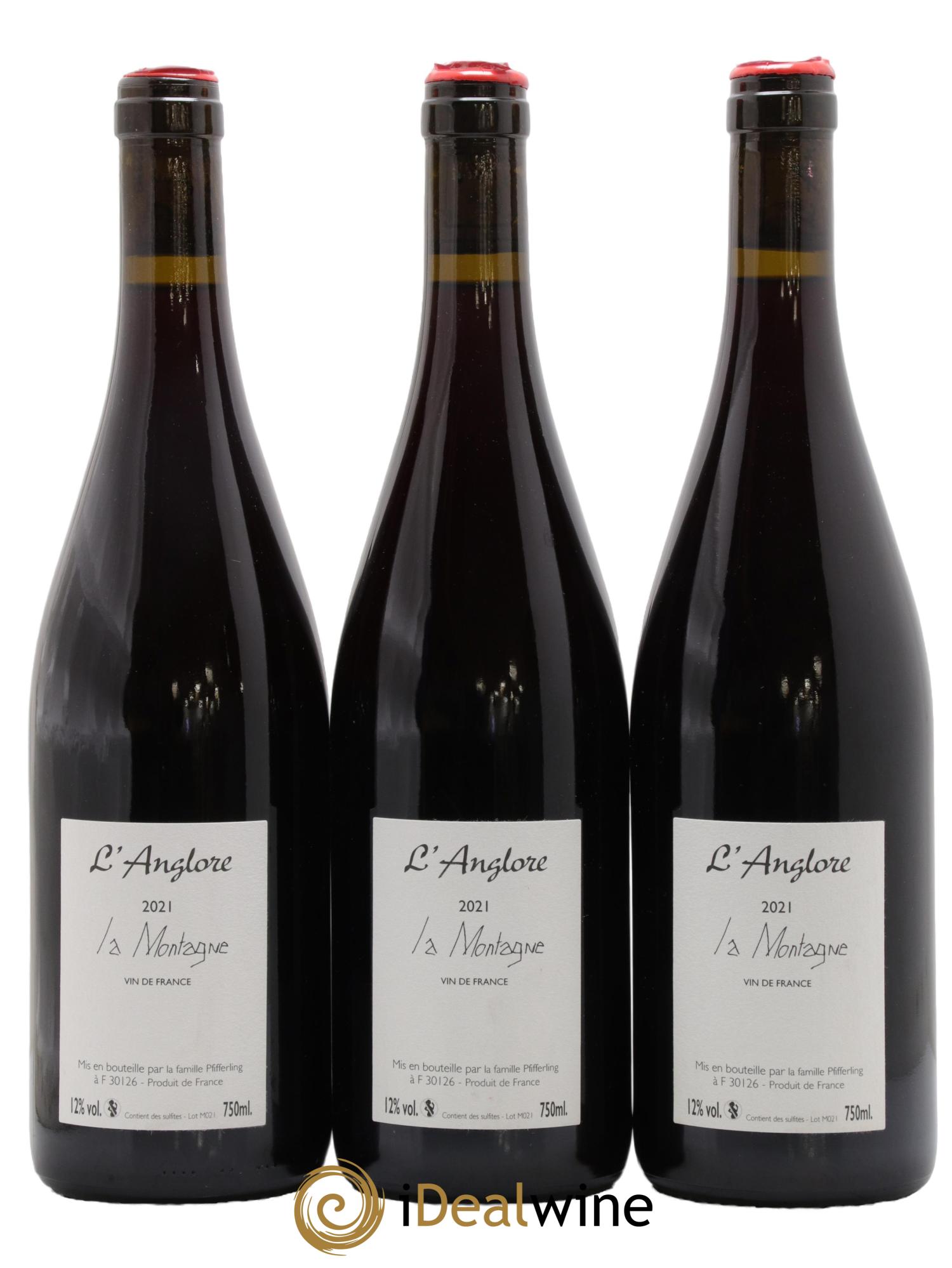 Vin de France La Montagne L'Anglore 2021 - Posten von 3 Flaschen - 1