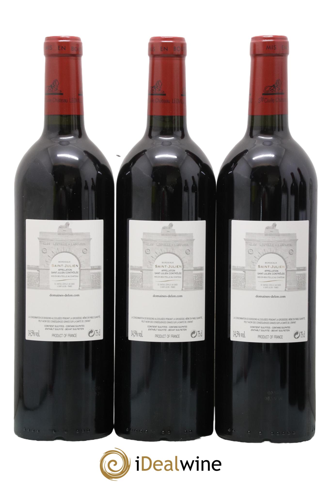 Château Léoville Las Cases 2ème Grand Cru Classé 2018 - Lot de 6 bouteilles - 4