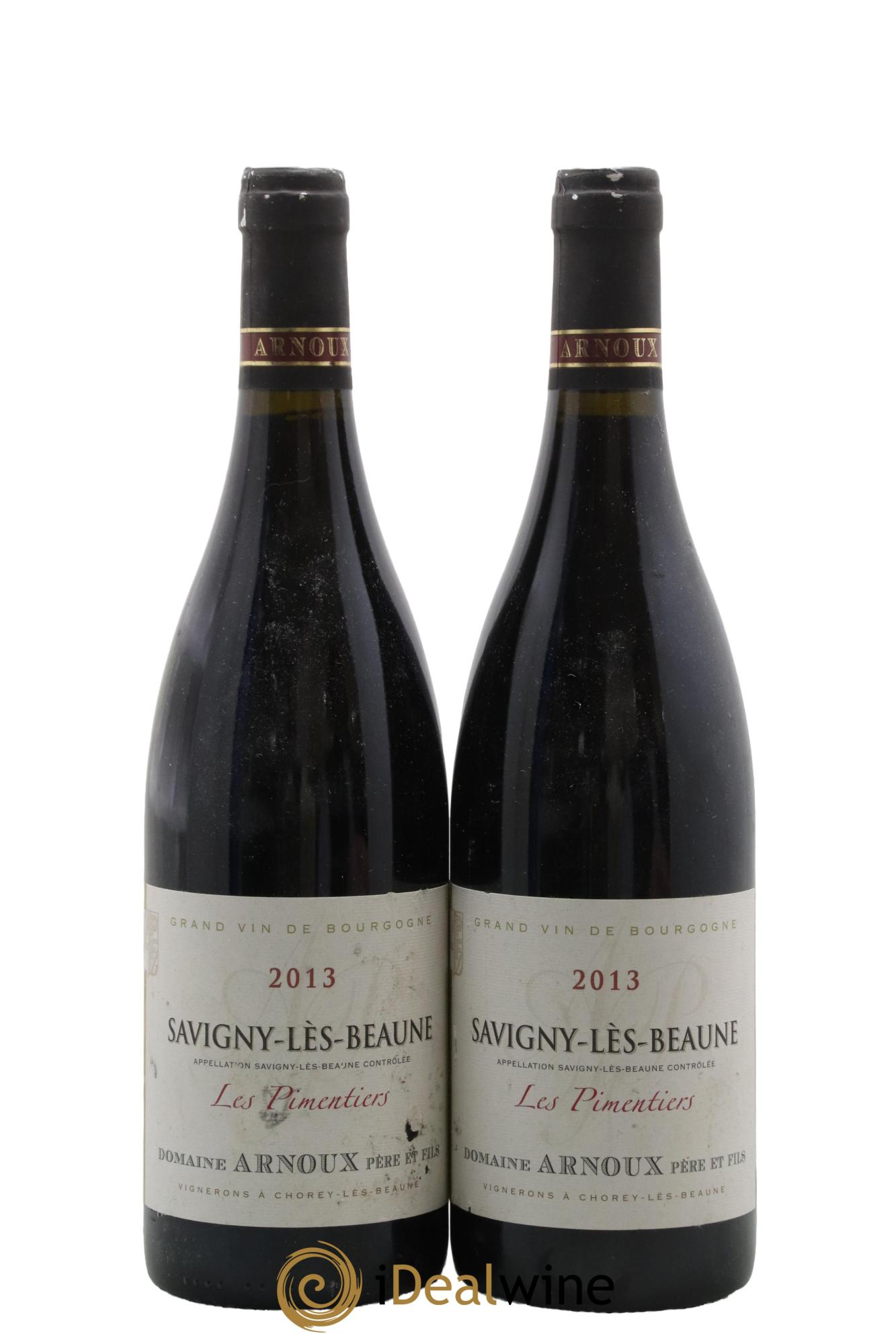 Savigny-lès-Beaune Les Pimentiers Domaine Arnoux Père et Fils 2013 - Lot de 2 bouteilles - 0