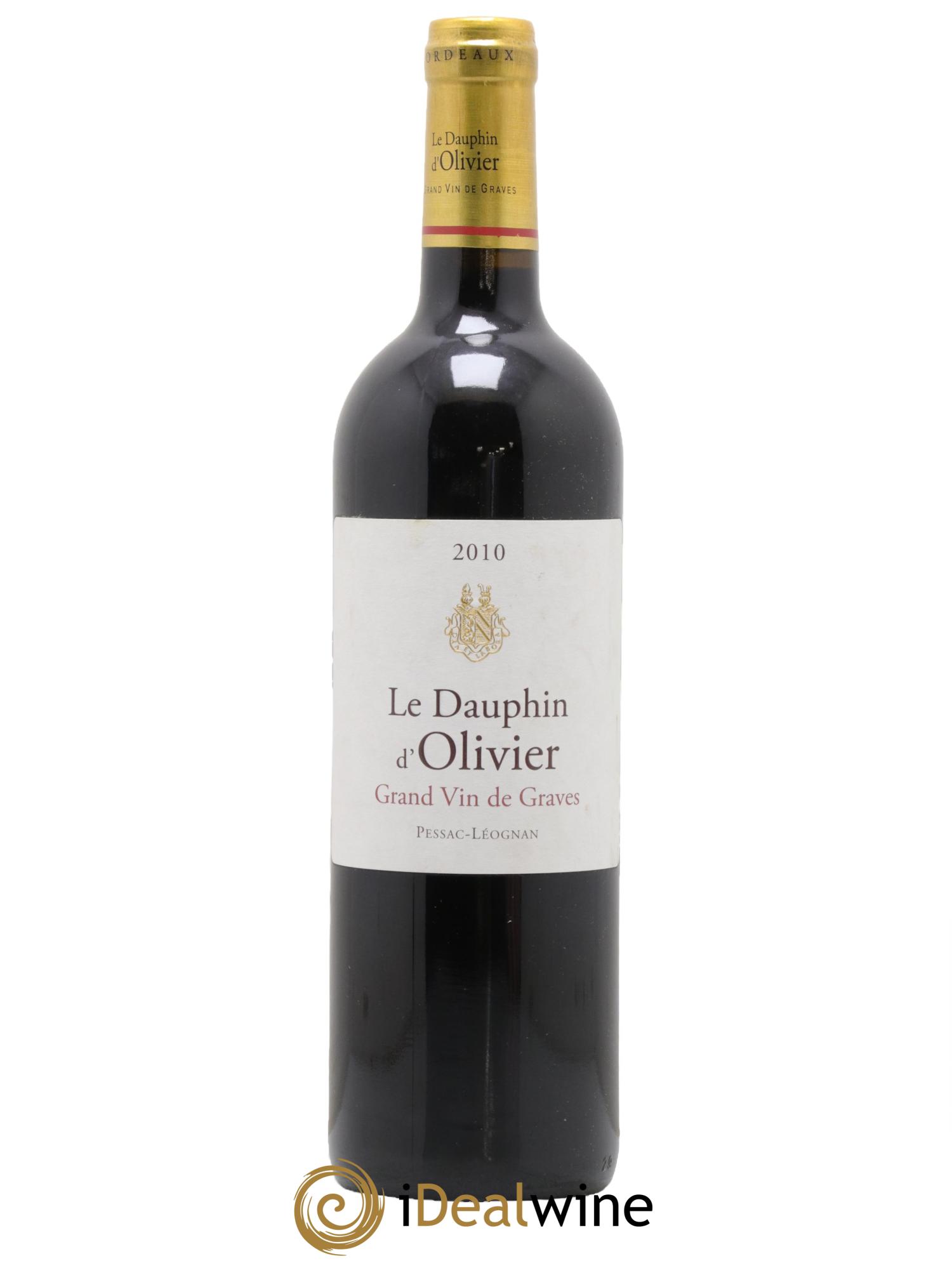 Pessac-Léognan Le Dauphin du Château Olivier 2010 - Lot de 1 bouteille - 0