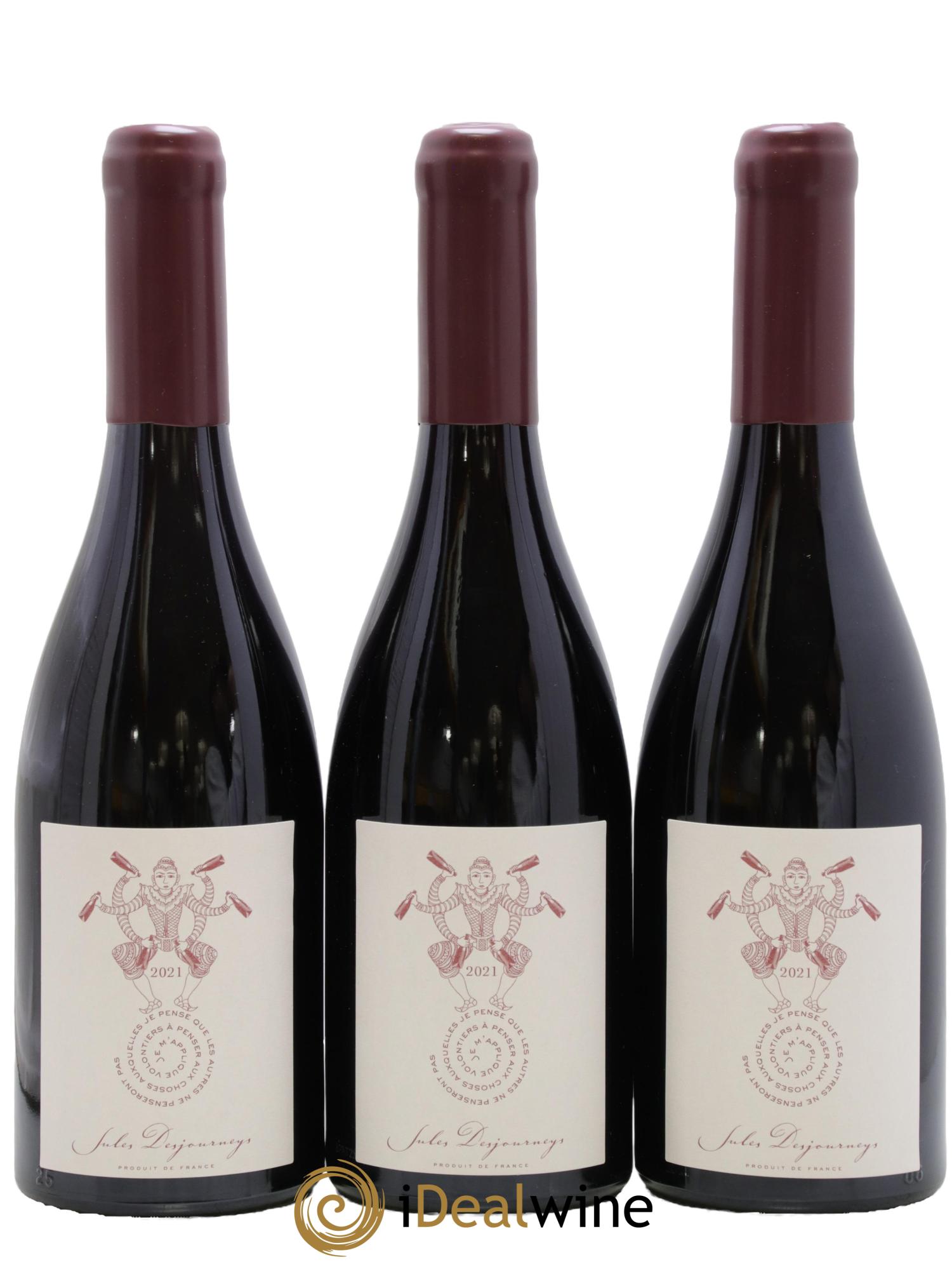 Beaujolais Jules Desjourneys 2021 - Posten von 3 Flaschen - 0