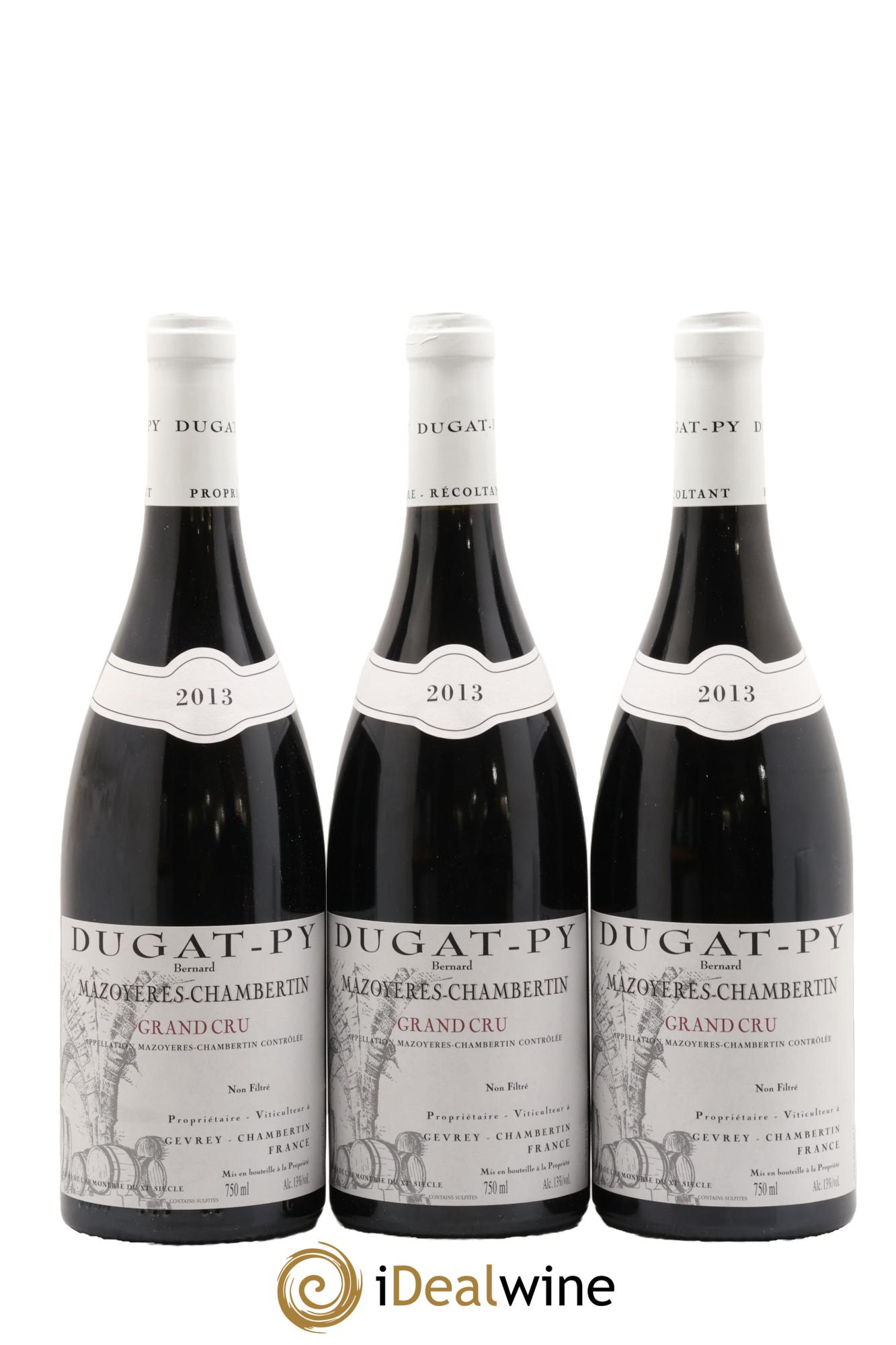 Mazoyères-Chambertin Grand Cru Dugat-Py 2013 - Posten von 3 Flaschen - 0