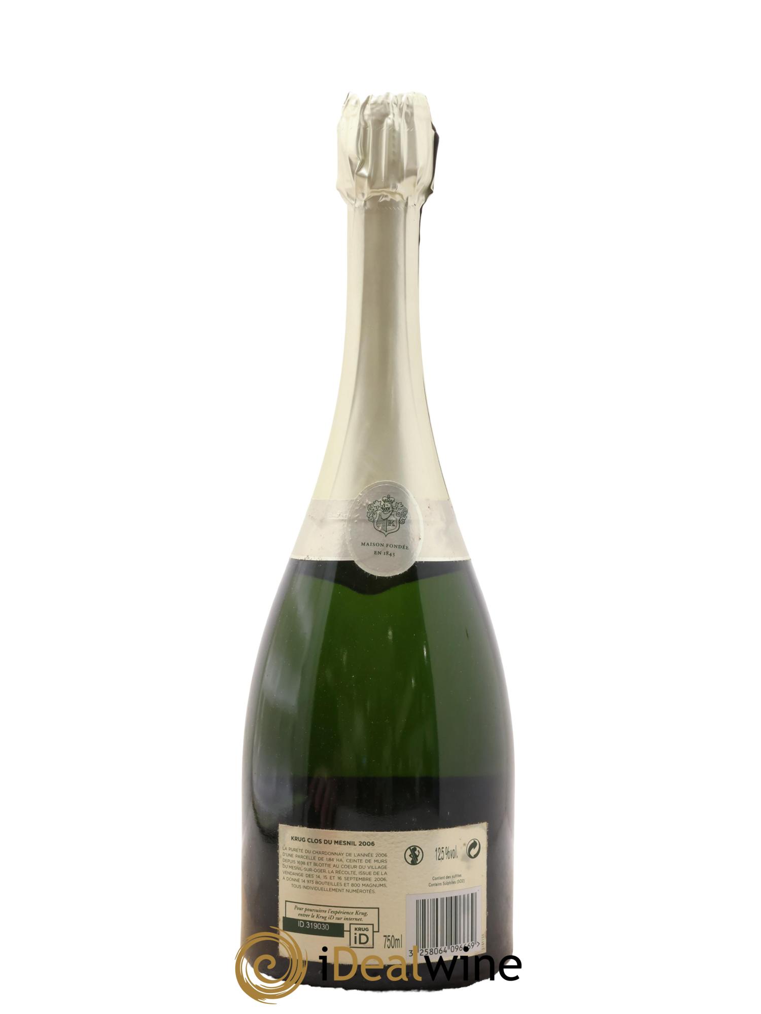 Clos du Mesnil Krug 2006 - Lotto di 1 bottiglia - 2