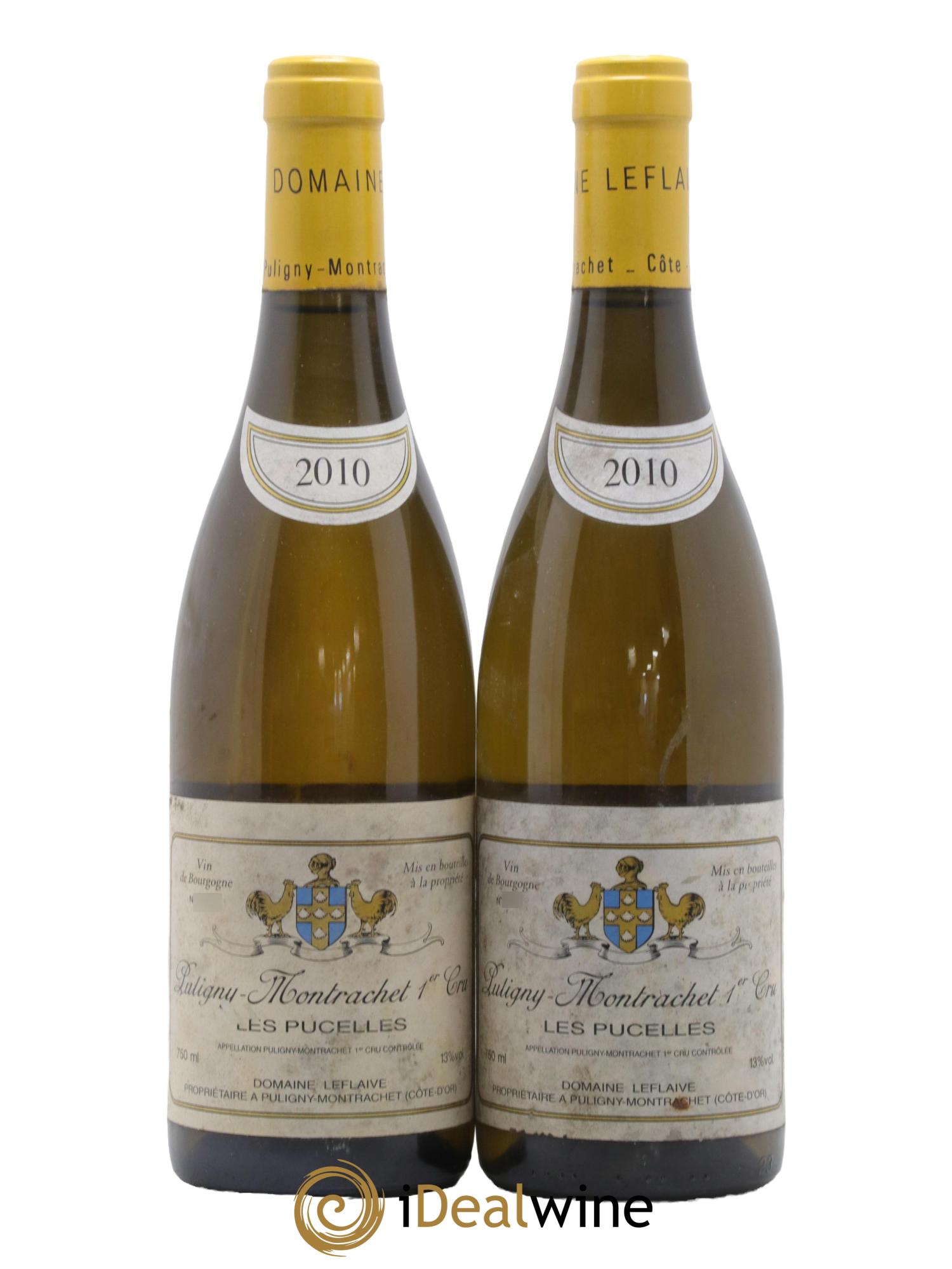 Puligny-Montrachet 1er Cru Les Pucelles Leflaive (Domaine) 2010 - Lot de 2 bouteilles - 0