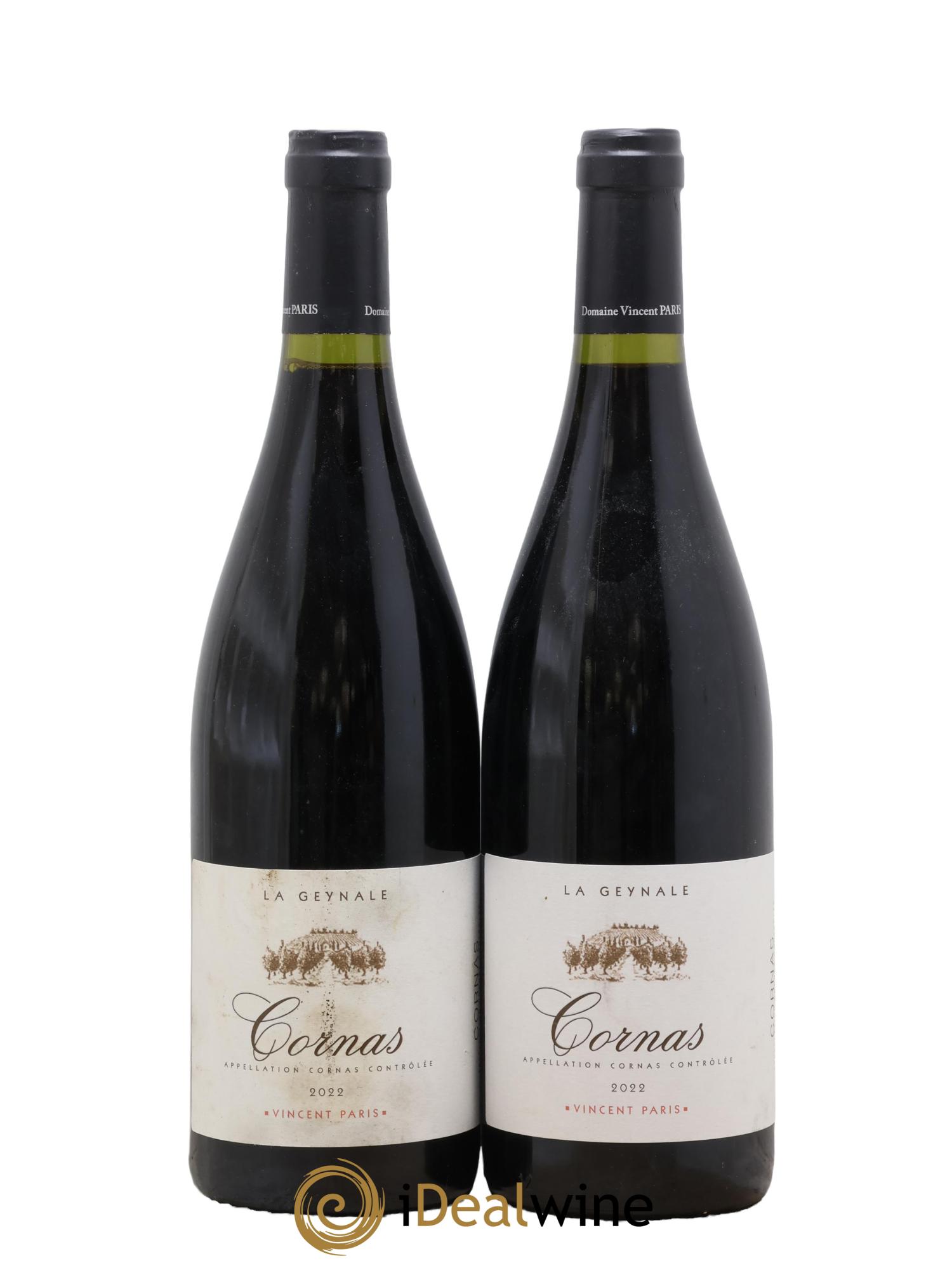 Cornas La Geynale Vincent Paris 2022 - Lot of 2 bottles - 0
