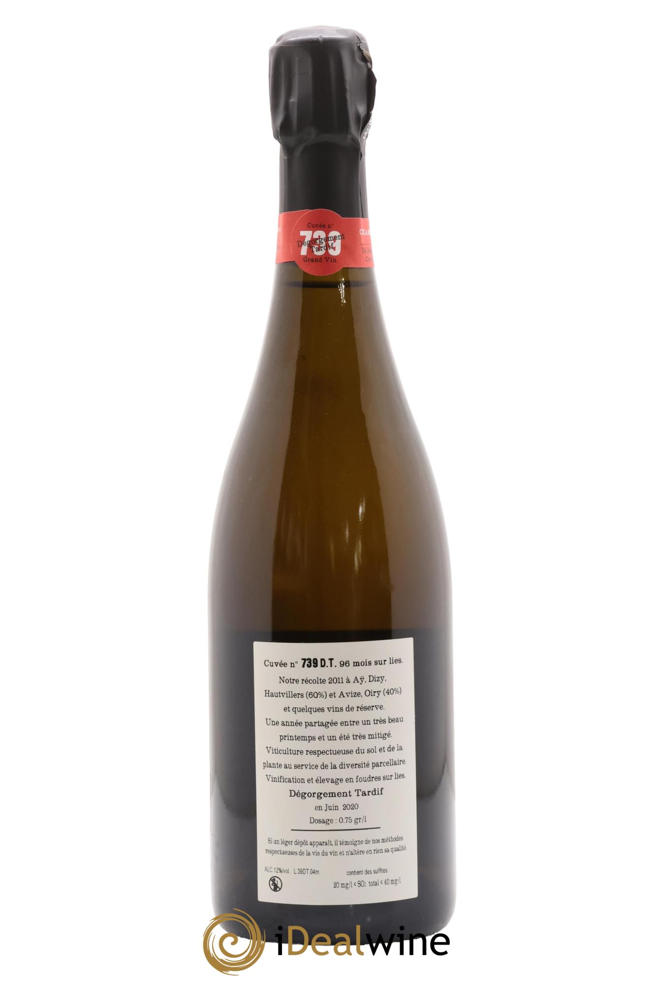 Cuvée 739 Dégorgement Tardif Extra-Brut Jacquesson - Lot de 1 bouteille - 1
