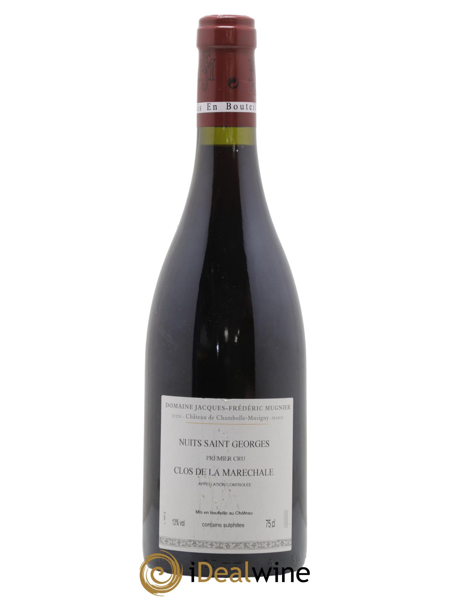 Nuits-Saint-Georges 1er Cru Clos de La Maréchale Jacques-Frédéric Mugnier 2012 - Lot de 1 bouteille - 1