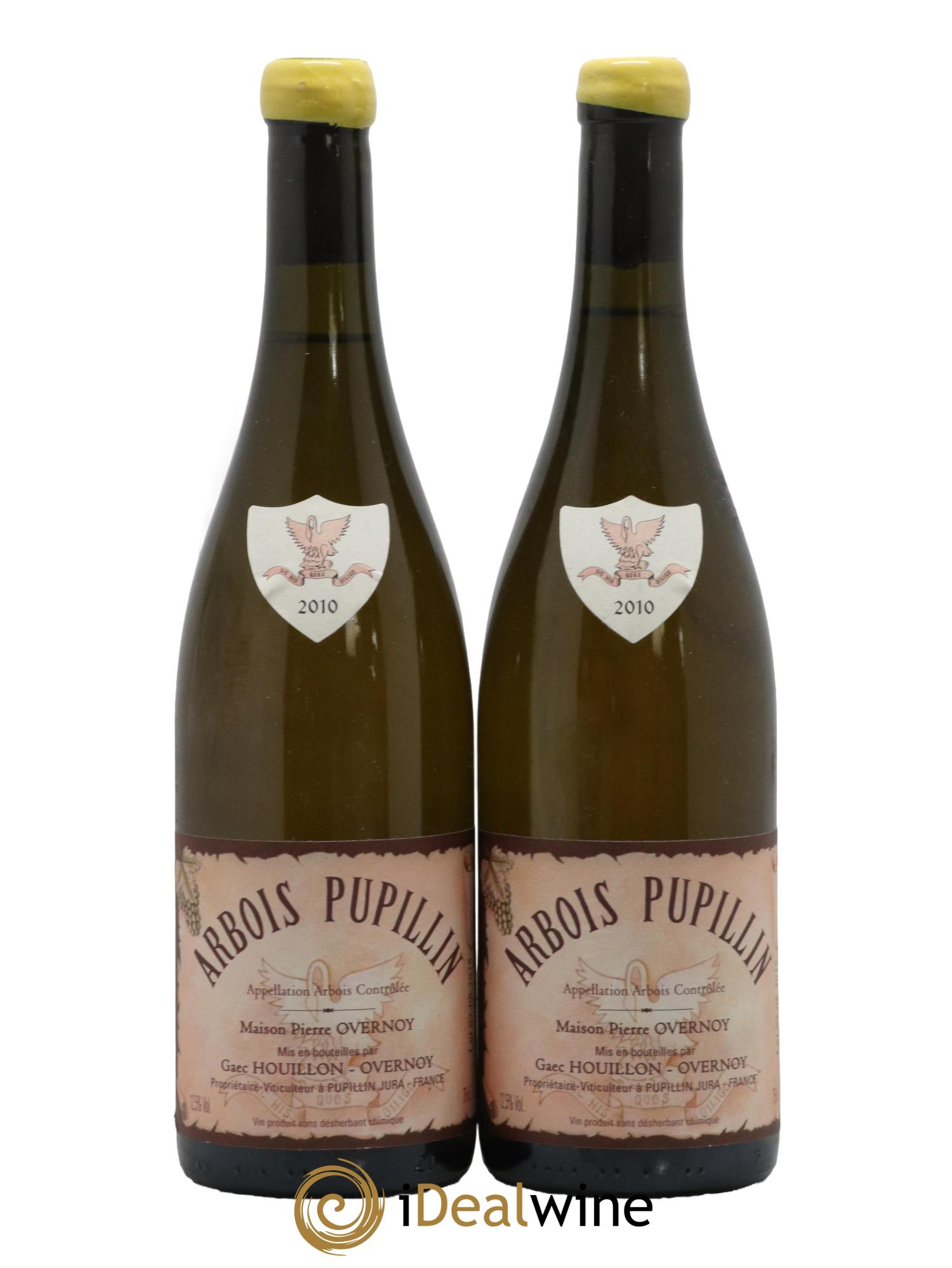 Arbois-Pupillin Savagnin élevage prolongé (cire jaune) Overnoy-Houillon (Domaine) 2010 - Lot de 2 bouteilles - 0