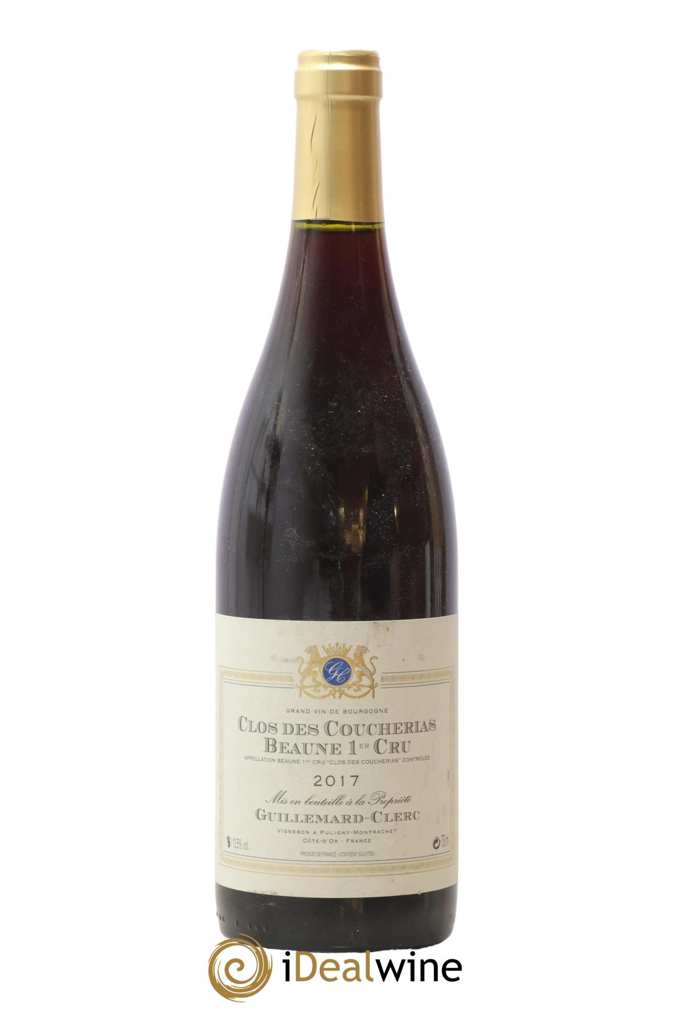 Beaune 1er Cru Clos Des Coucherias Guillemard Clerc 2017 - Lot of 1 bottle - 0