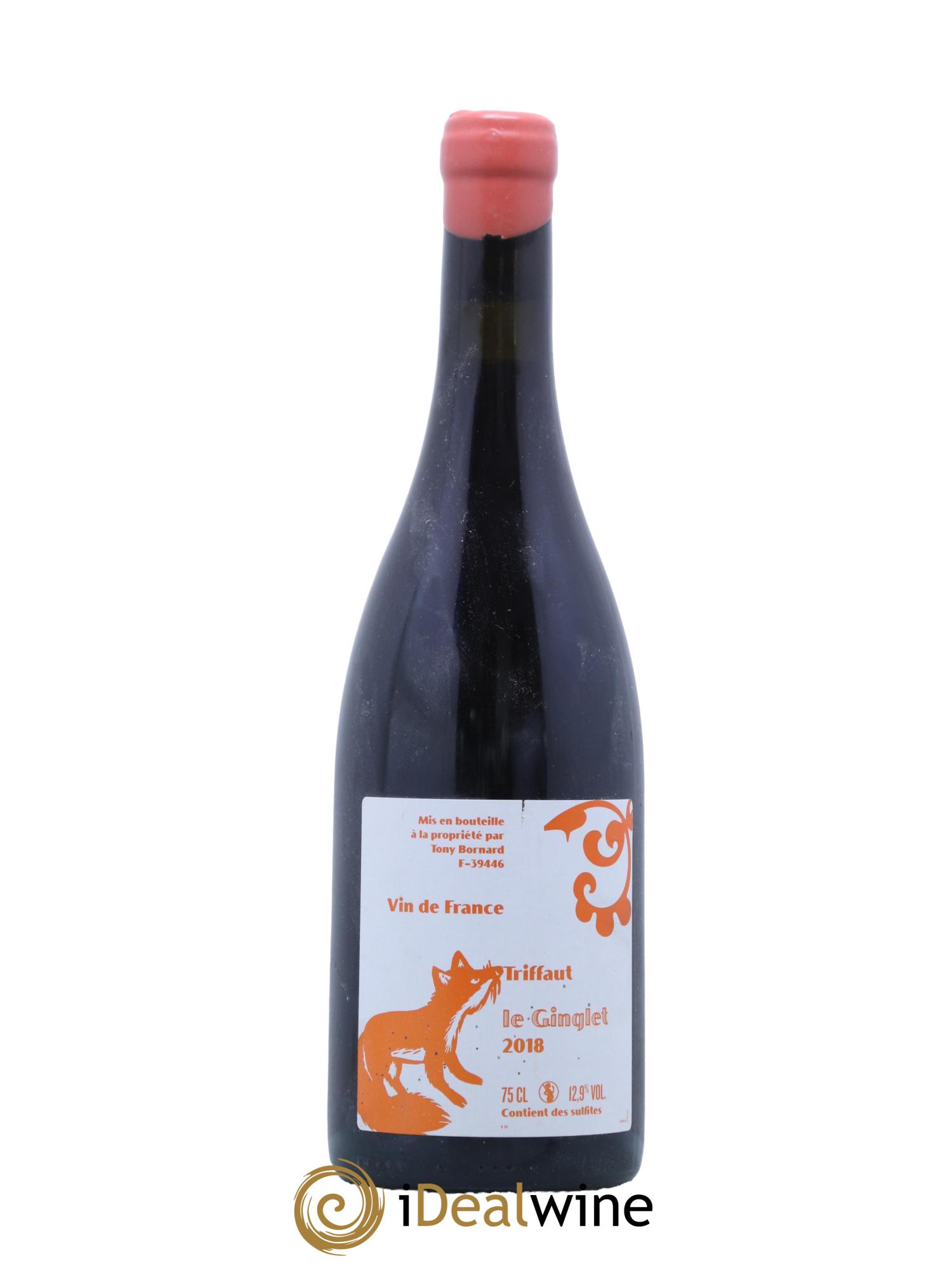 Vin de France Triffaut le Ginglet Bornard 2018 - Lot de 1 bouteille - 0
