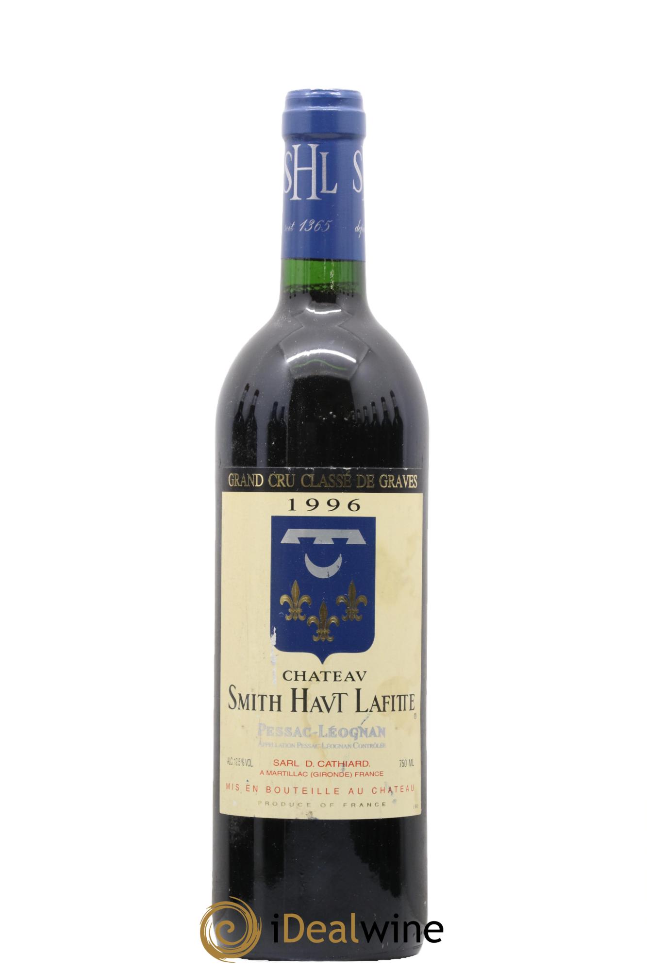 Château Smith Haut Lafitte Cru Classé de Graves 1996 - Lot de 1 bouteille - 0
