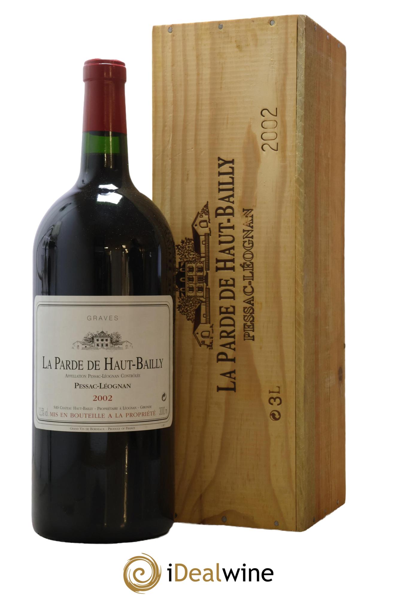 Haut Bailly II (Anciennement La Parde de Haut-Bailly) Second Vin 2002 - Lot de 1 double magnum - 1