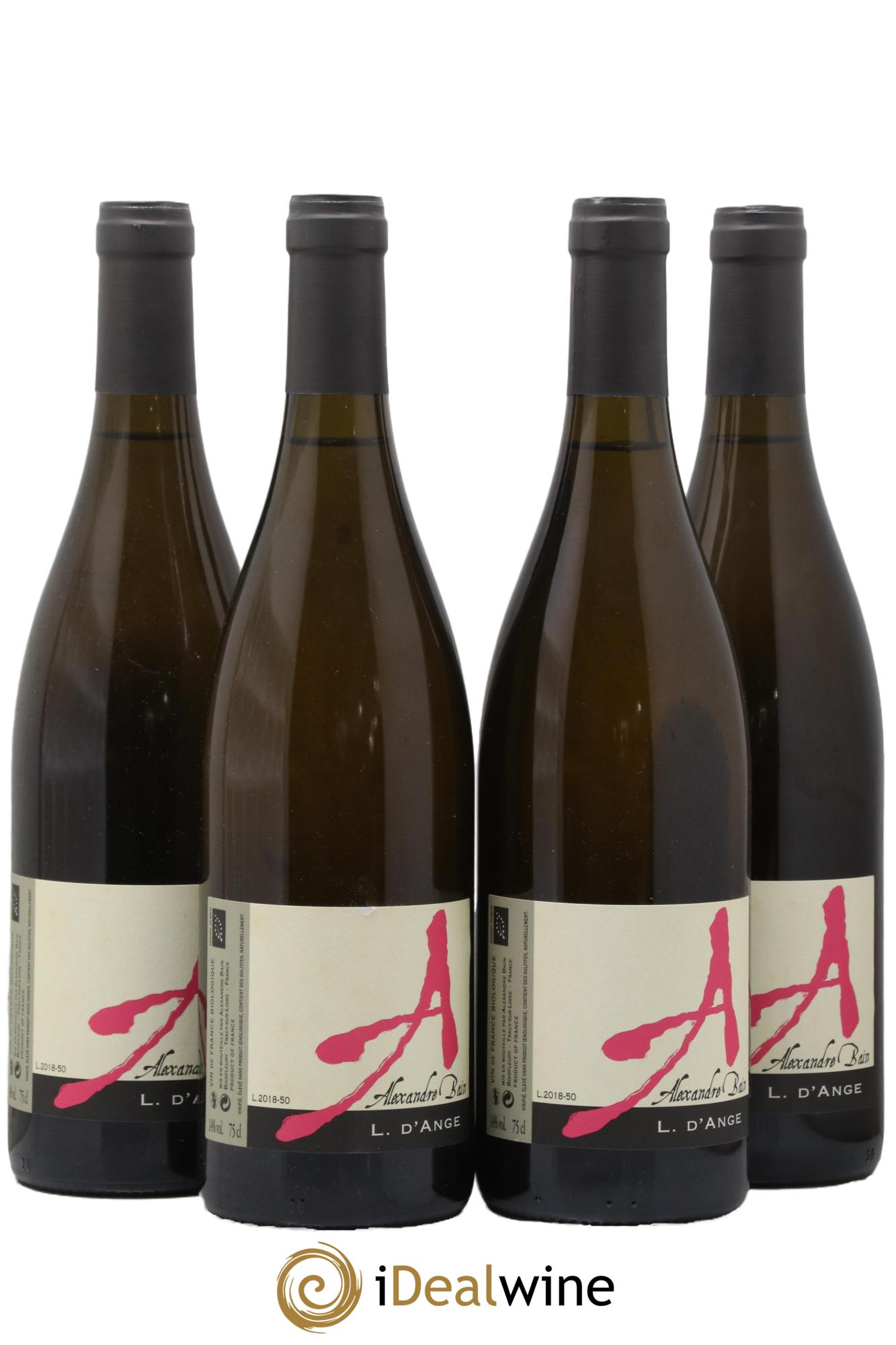 Vin de France L D'Ange Alexandre Bain 2018 - Lot de 4 bouteilles - 0