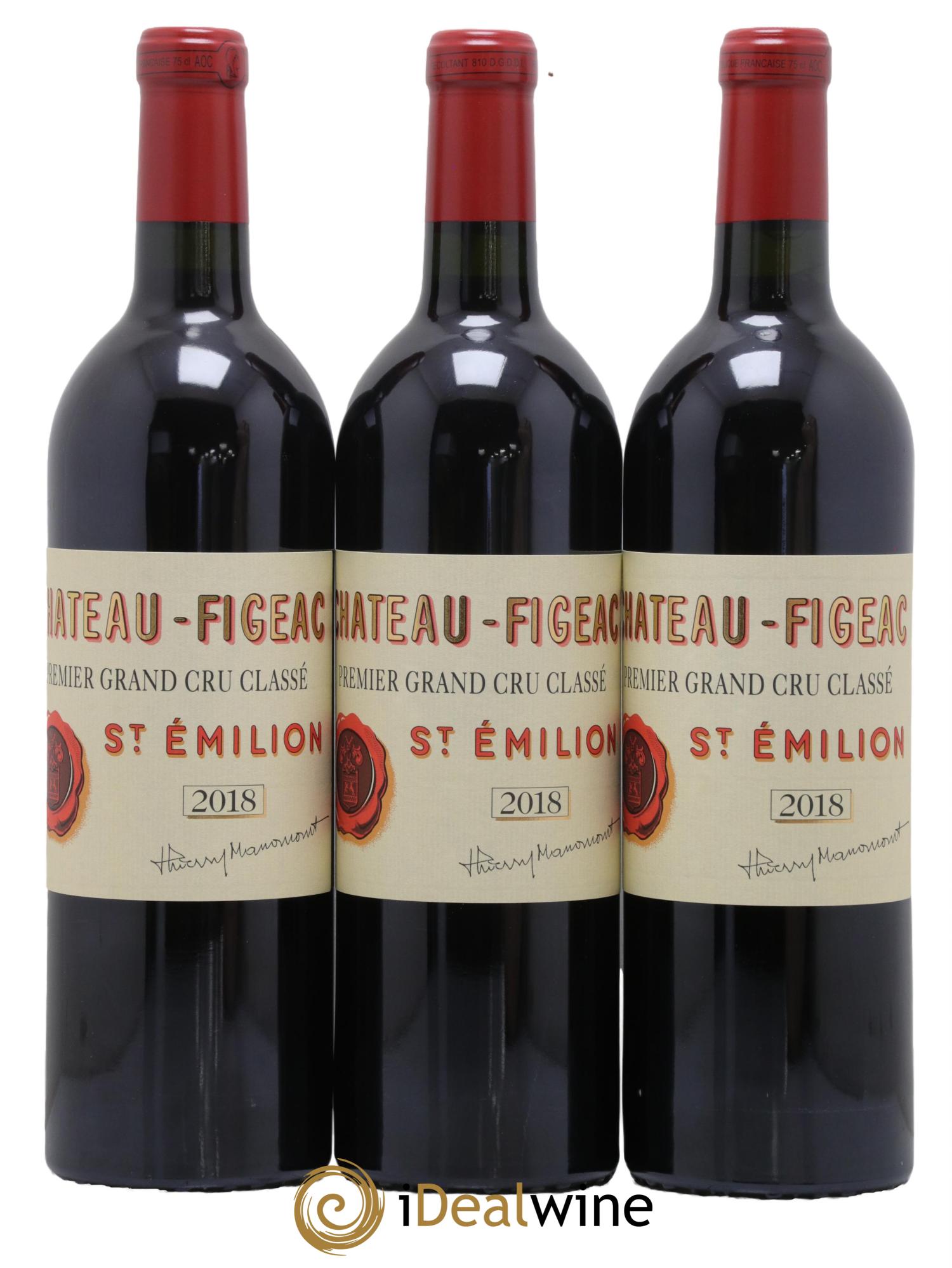 Château Figeac 1er Grand Cru Classé A 2018 - Lot of 6 bottles - 3