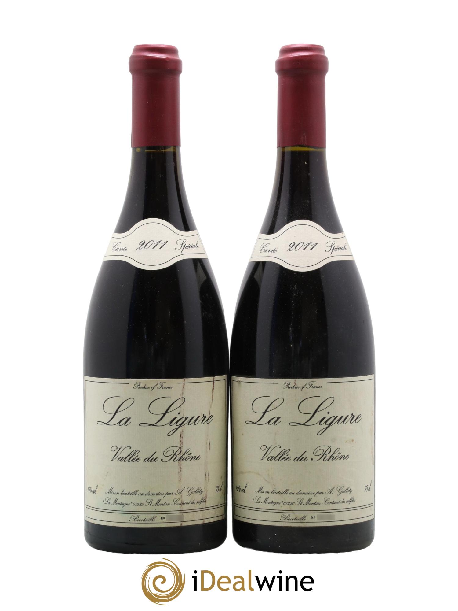 Côtes du Vivarais La Ligure Gallety (Domaine) 2011 - Lot de 2 bouteilles - 0