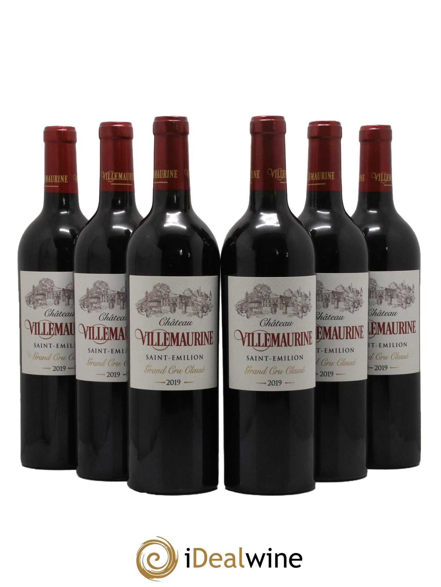 Château Villemaurine Grand Cru Classé 2019 - Lot de 6 bouteilles - 0