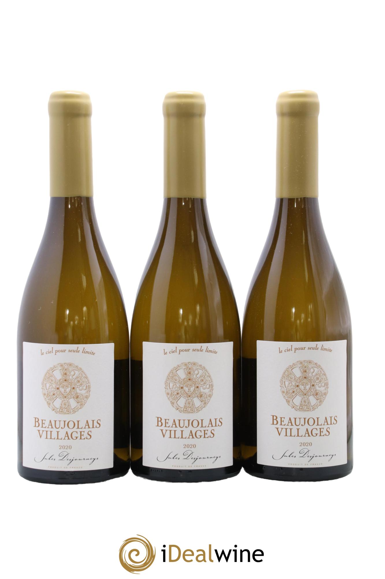 Beaujolais Villages Jules Desjourneys 2020 - Lot de 3 bouteilles - 0