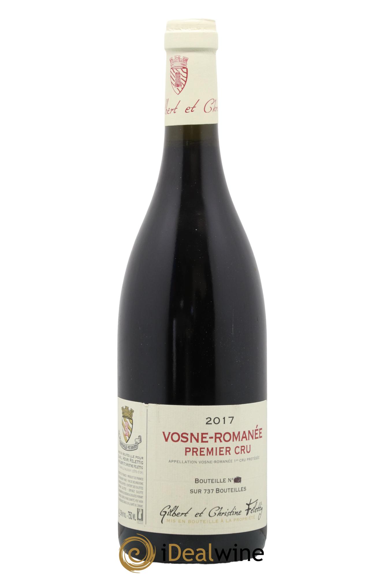 Vosne-Romanée 1er Cru Felettig (Domaine) 2017 - Lot de 1 bouteille - 0