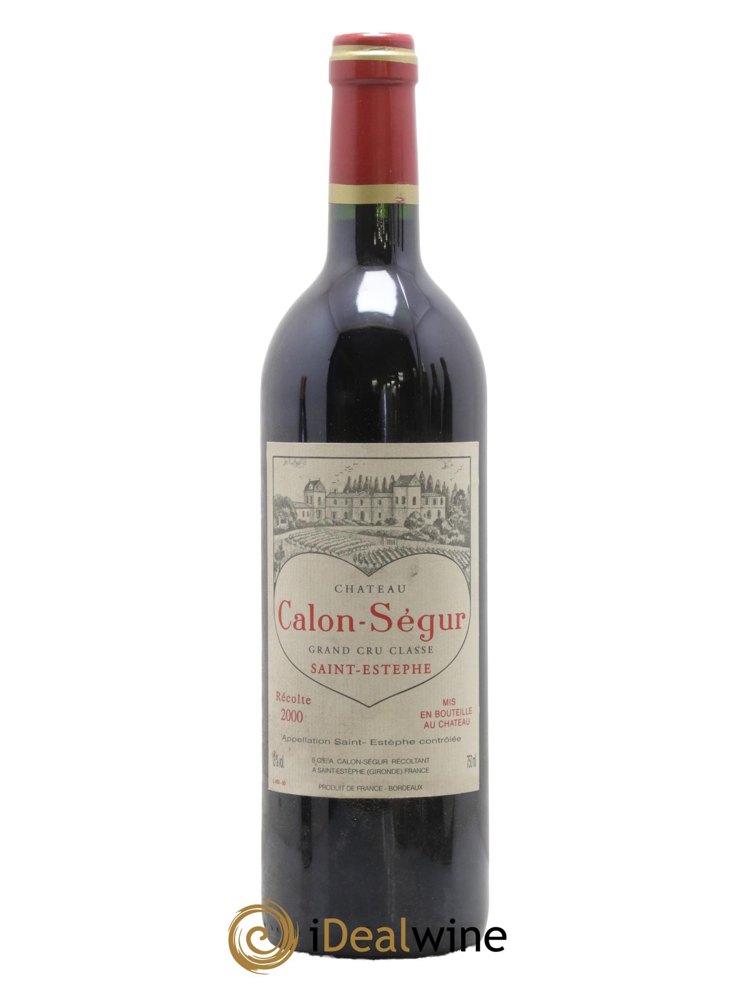 Château Calon Ségur 3ème Grand Cru Classé 2000 - Lot of 1 bottle - 0
