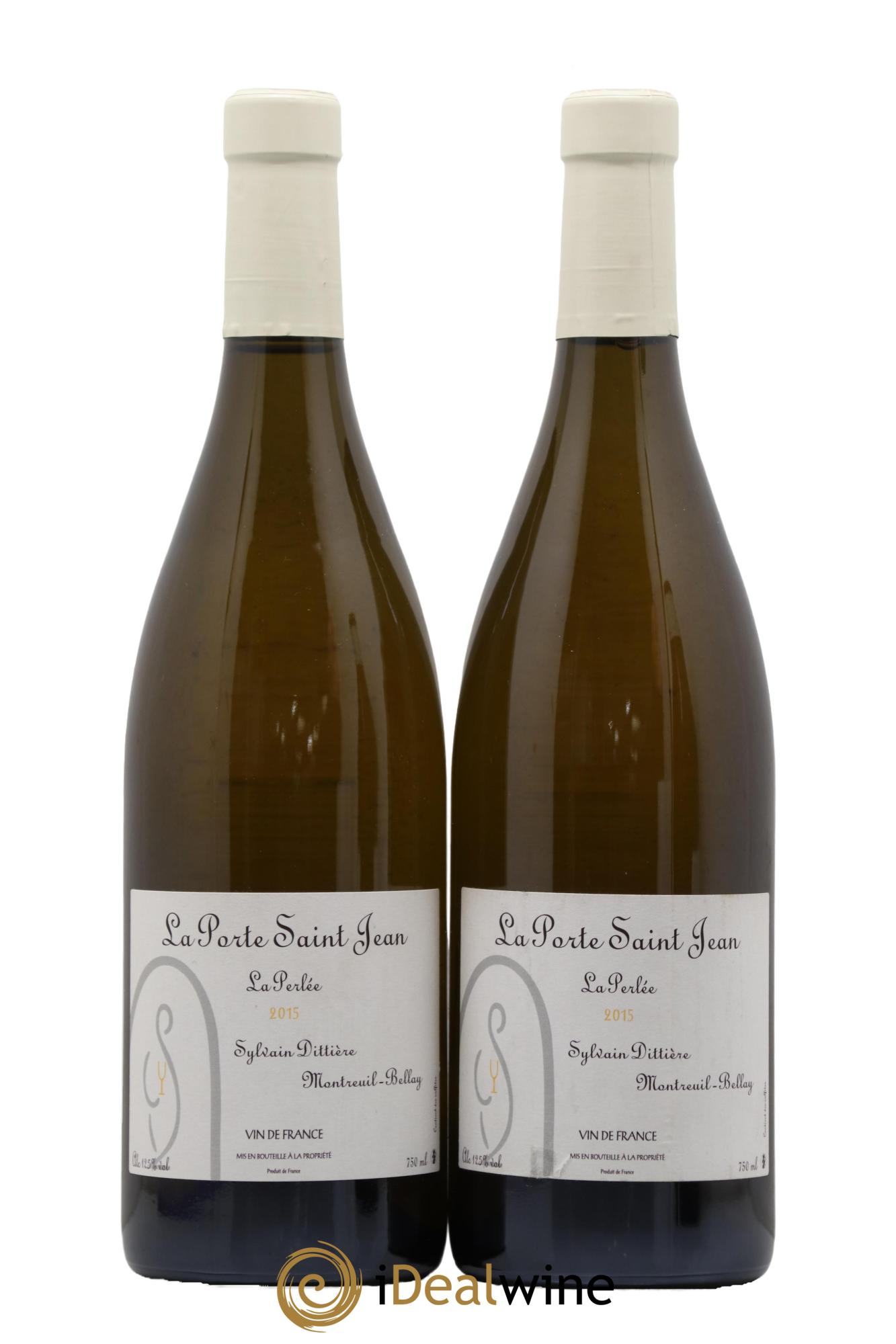 Vin de France La Perlée La Porte Saint Jean 2015 - Lot de 2 bouteilles - 0