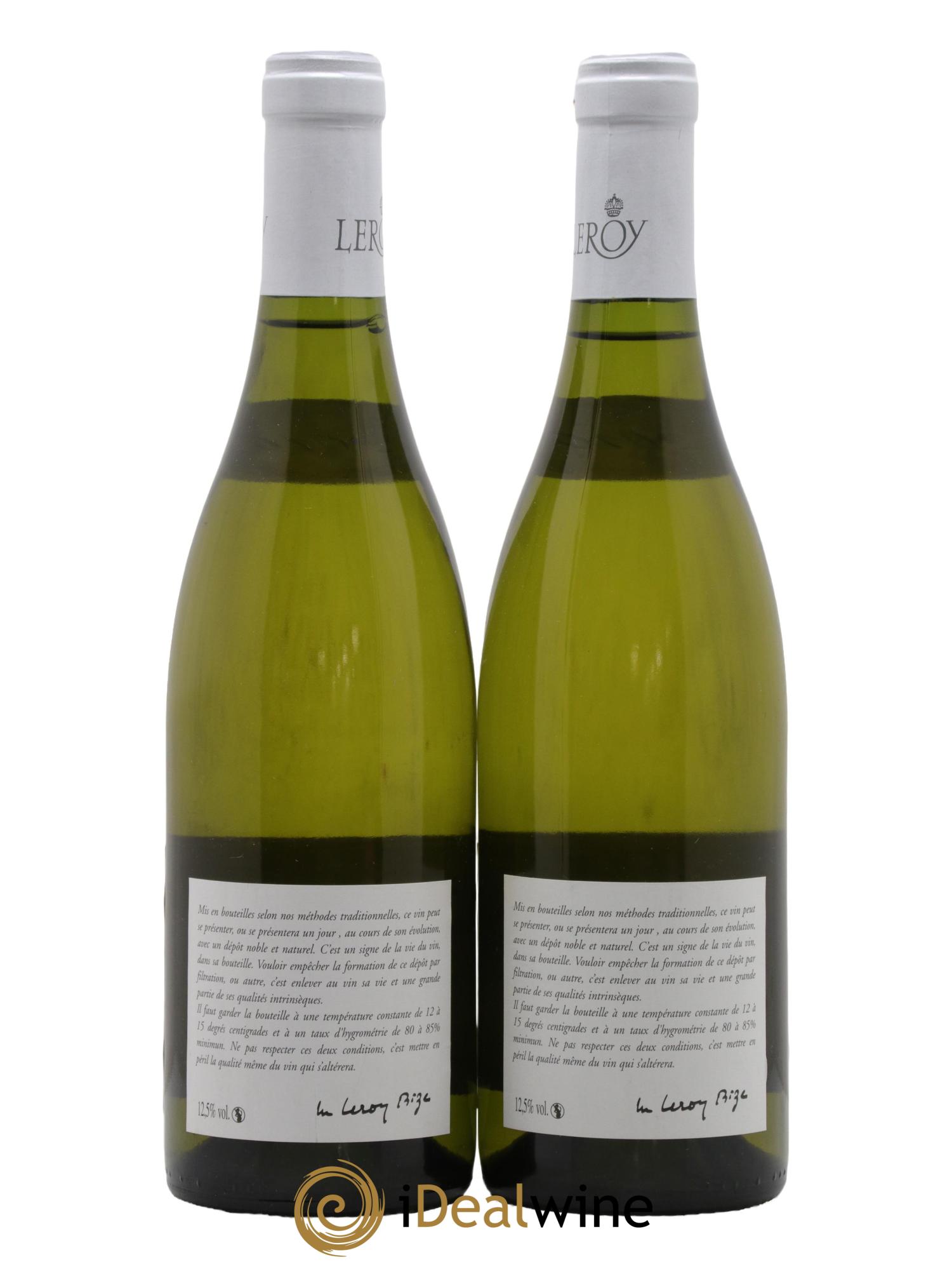 Bourgogne Leroy SA 2016 - Lot de 2 bouteilles - 1