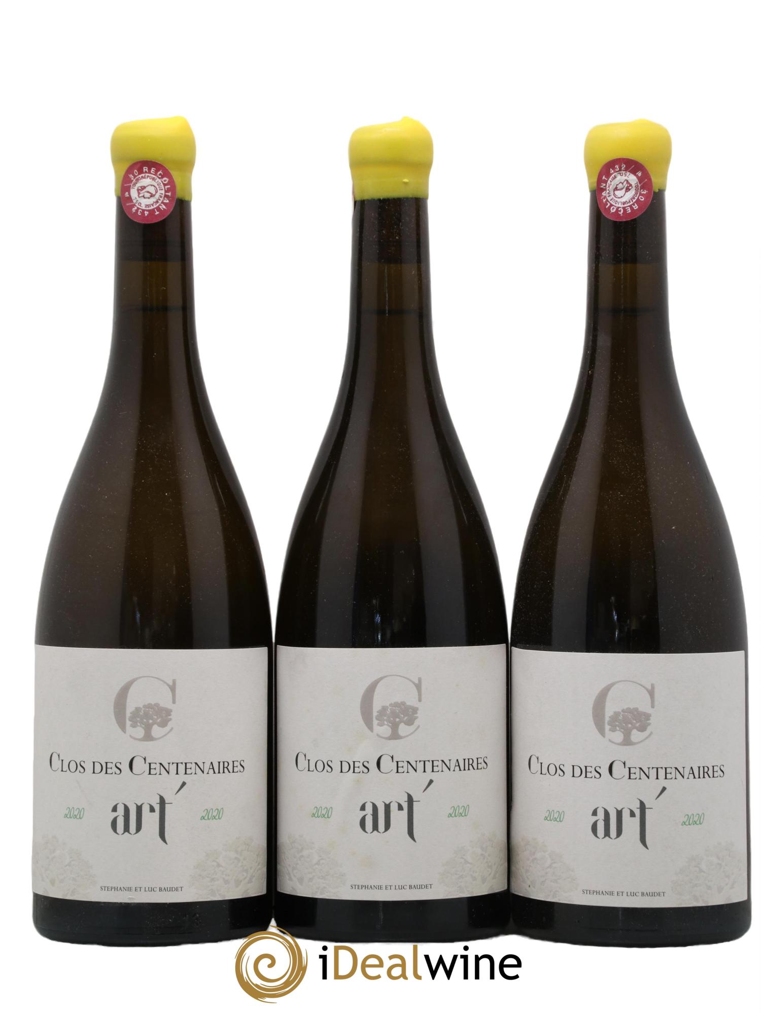 Pays d'Oc Clos des Centenaires Luc Baudet 2020 - Lot de 3 bouteilles - 0