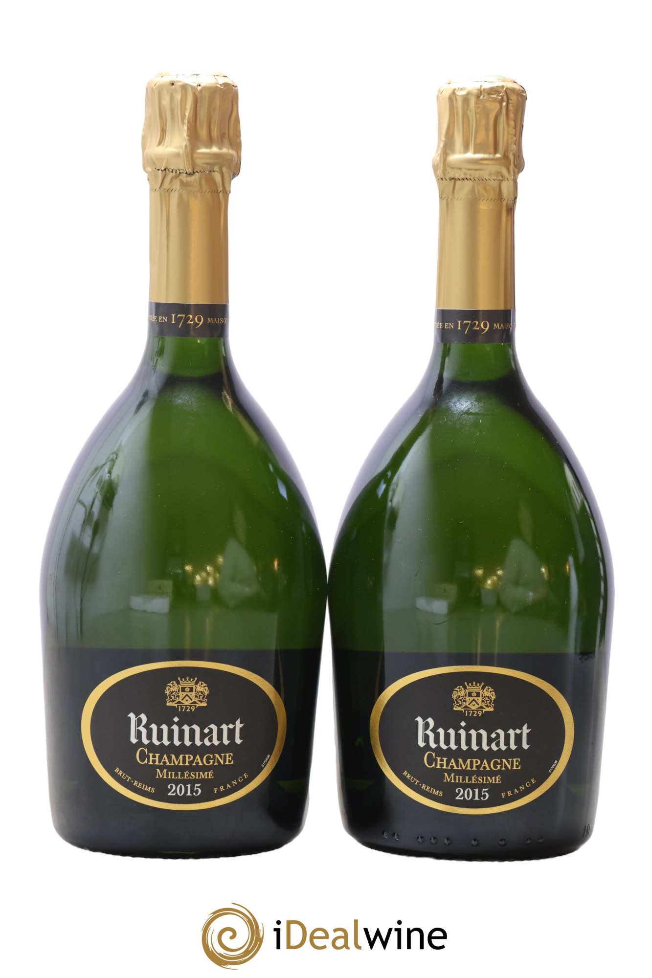 Brut Millésimé Ruinart 2015 - Lotto di 2 bottiglie - 0