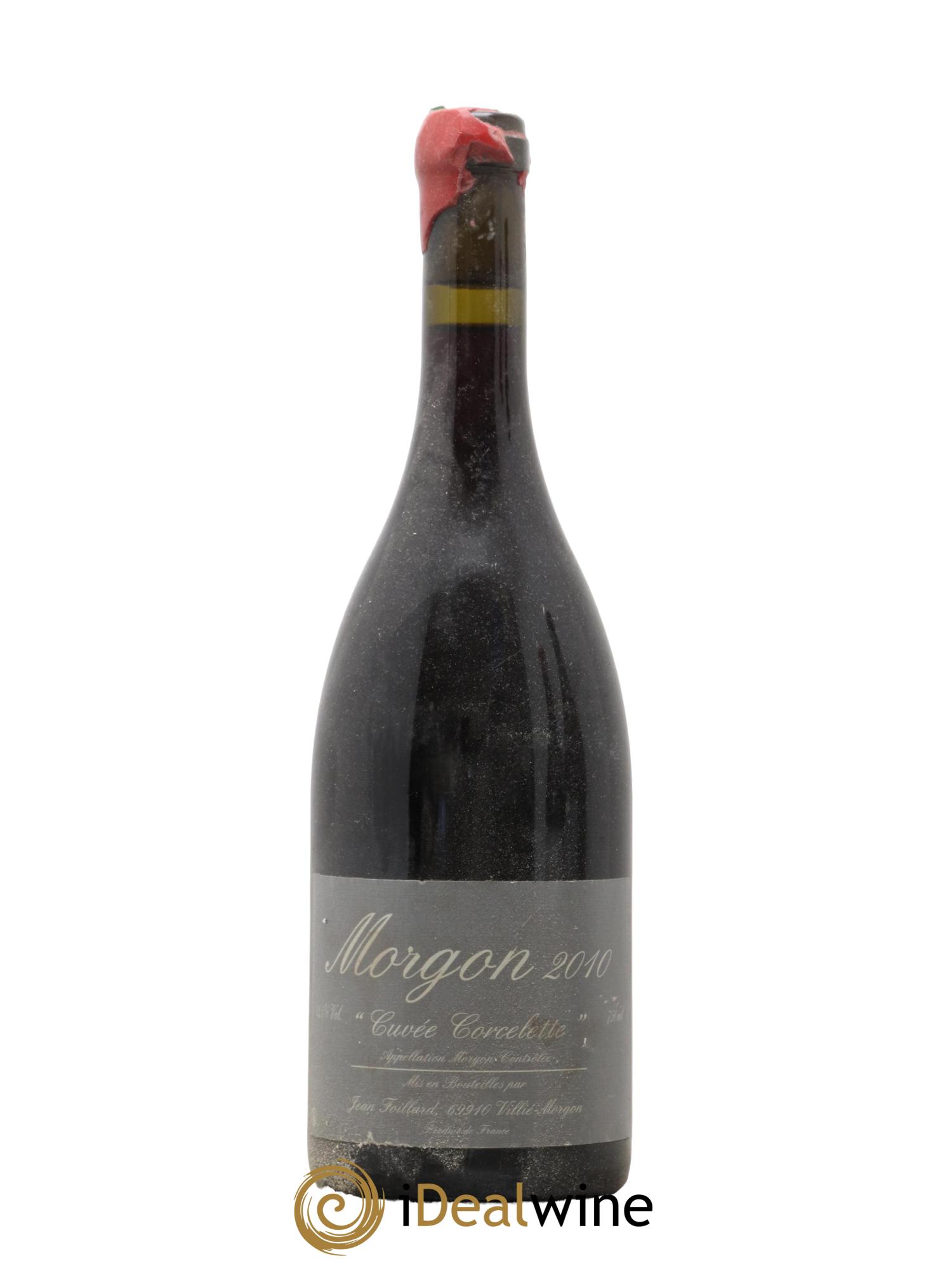 Morgon Corcelette Jean Foillard 2010 - Lot de 1 bouteille - 0