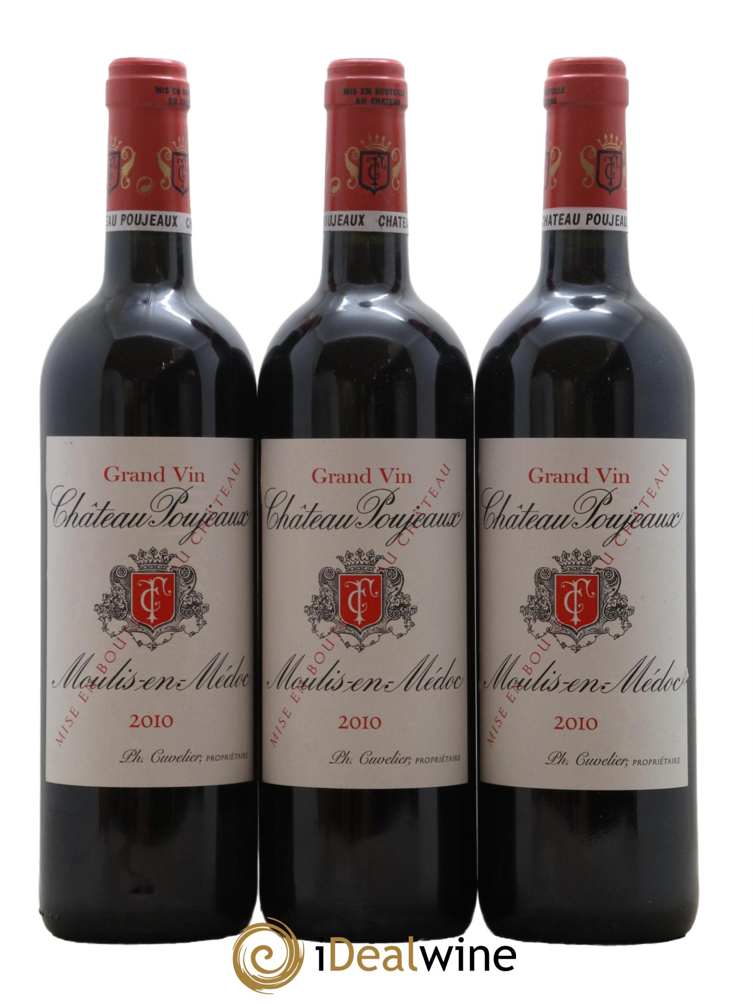 Château Poujeaux  2010 - Lot de 6 bouteilles - 2