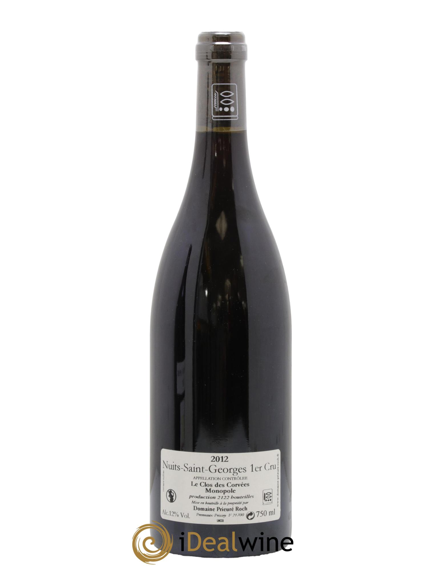 Nuits-Saint-Georges 1er Cru Le Clos des Corvées Prieuré Roch 2012 - Lot of 1 bottle - 1