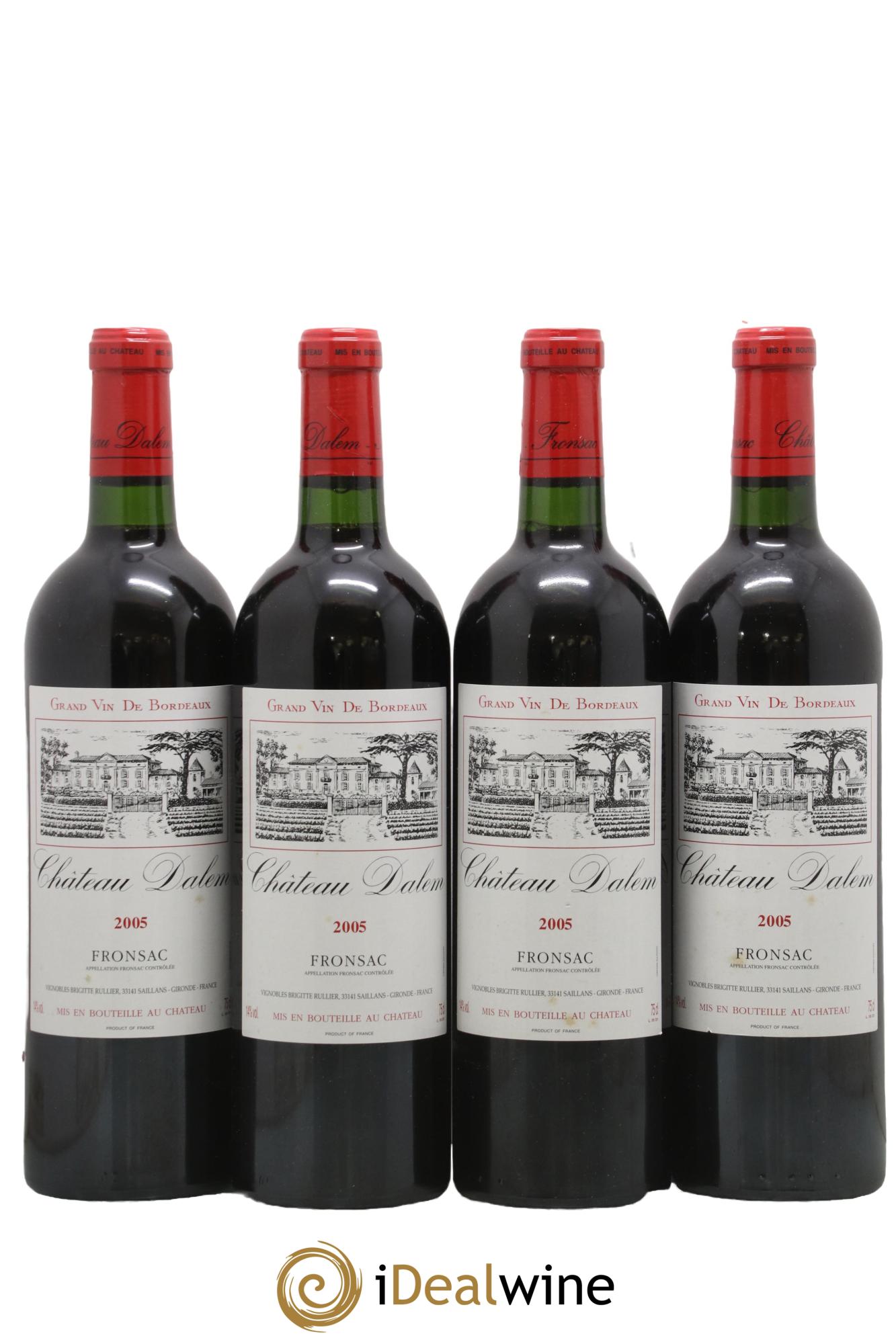 Château Dalem 2005 - Lot of 4 bottles - 0
