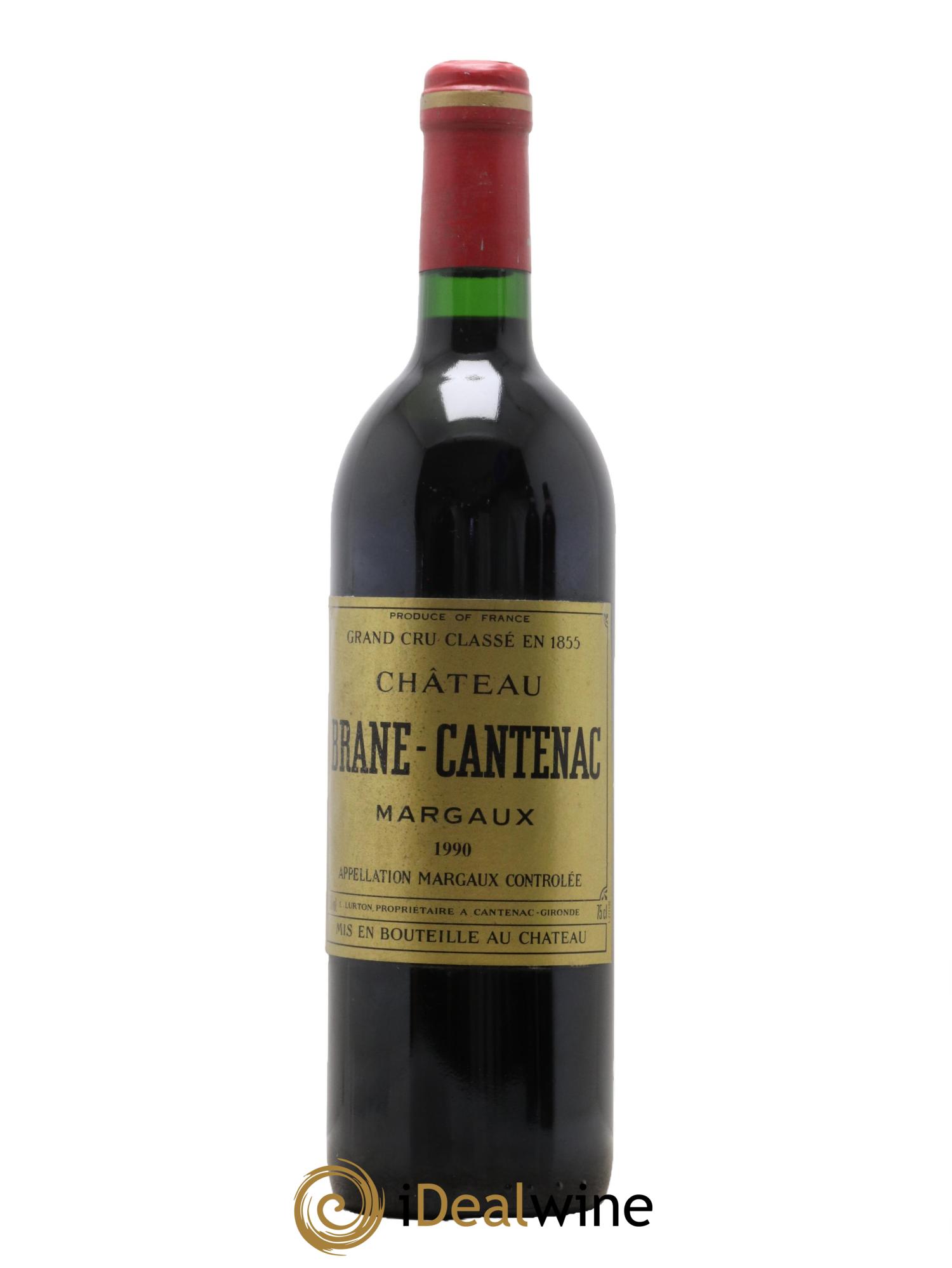 Château Brane Cantenac 2ème Grand Cru Classé 1990 - Lot de 1 bouteille - 0