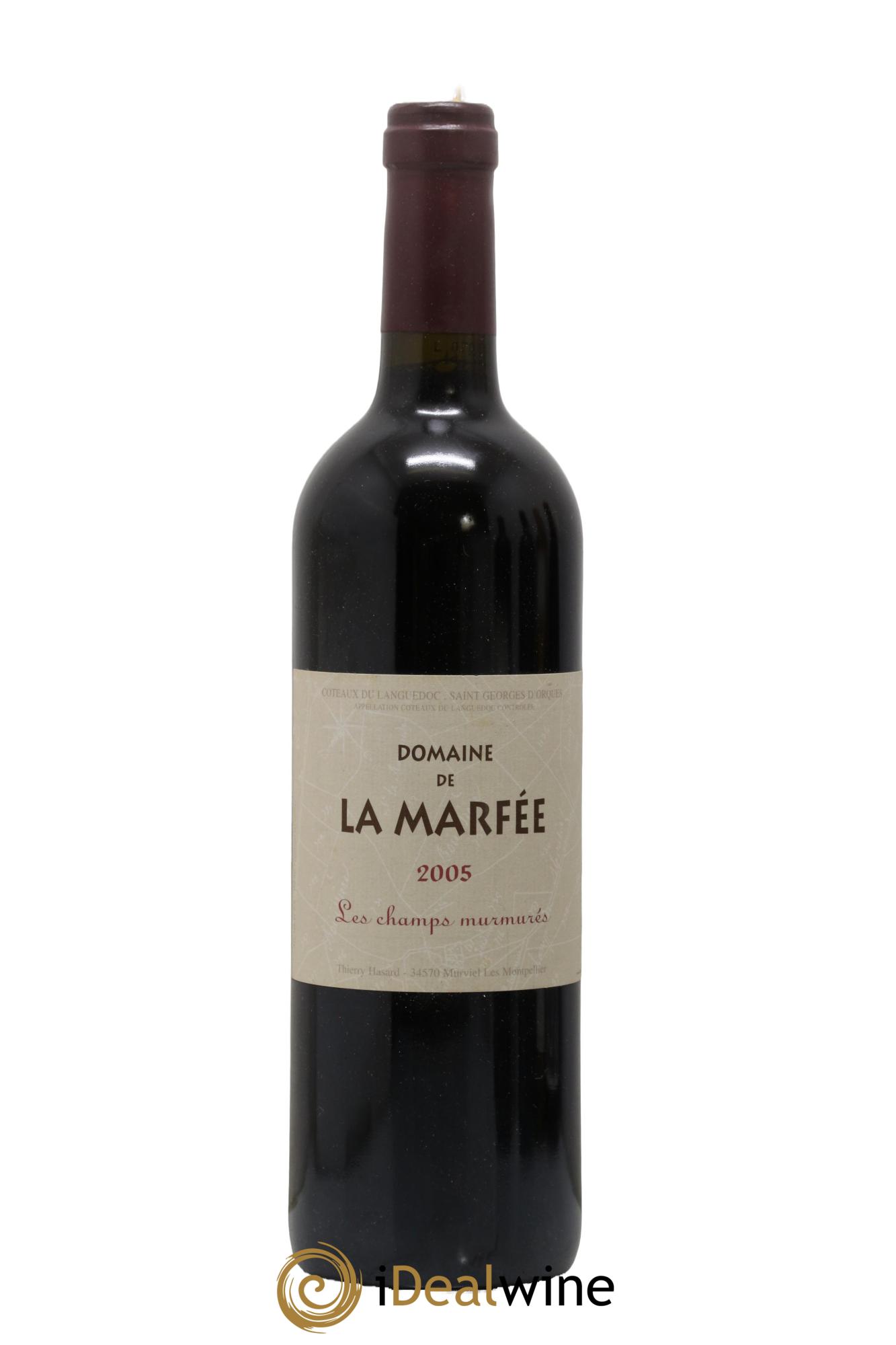 Saint Georges d'Orques Les Champs murmurés Domaine de la Marfée 2005 - Lot de 1 bouteille - 0