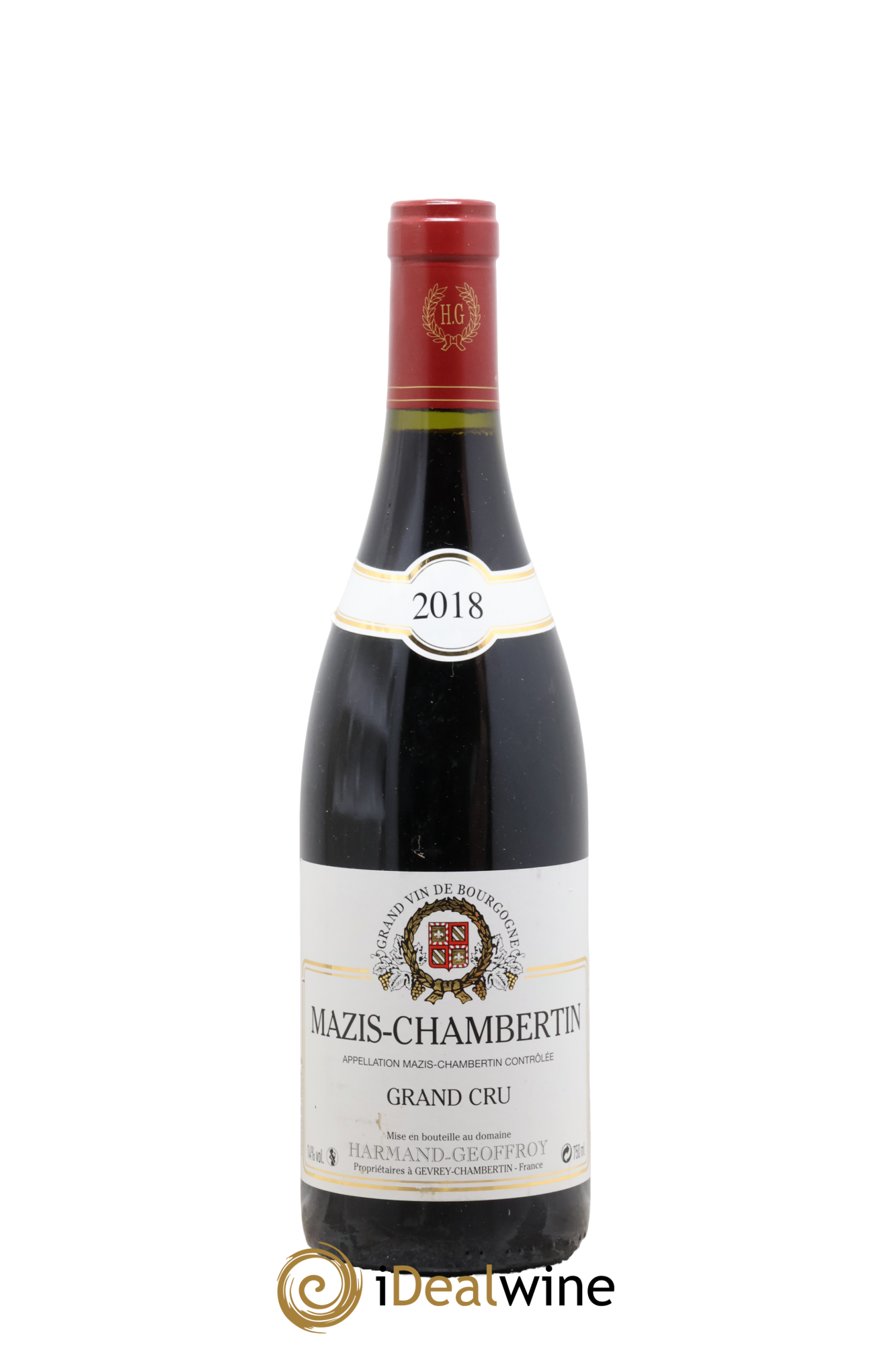 Mazis-Chambertin Grand Cru Harmand-Geoffroy (Domaine) 2018 - Lot de 1 bouteille - 0