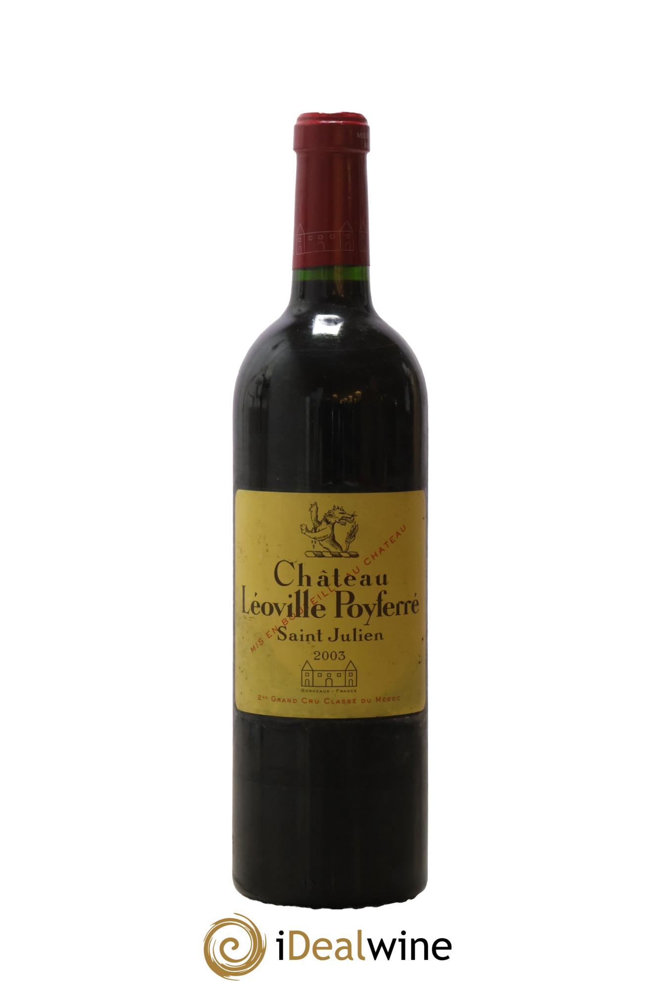 Château Léoville Poyferré 2ème Grand Cru Classé 2003 - Lotto di 1 bottiglia - 0