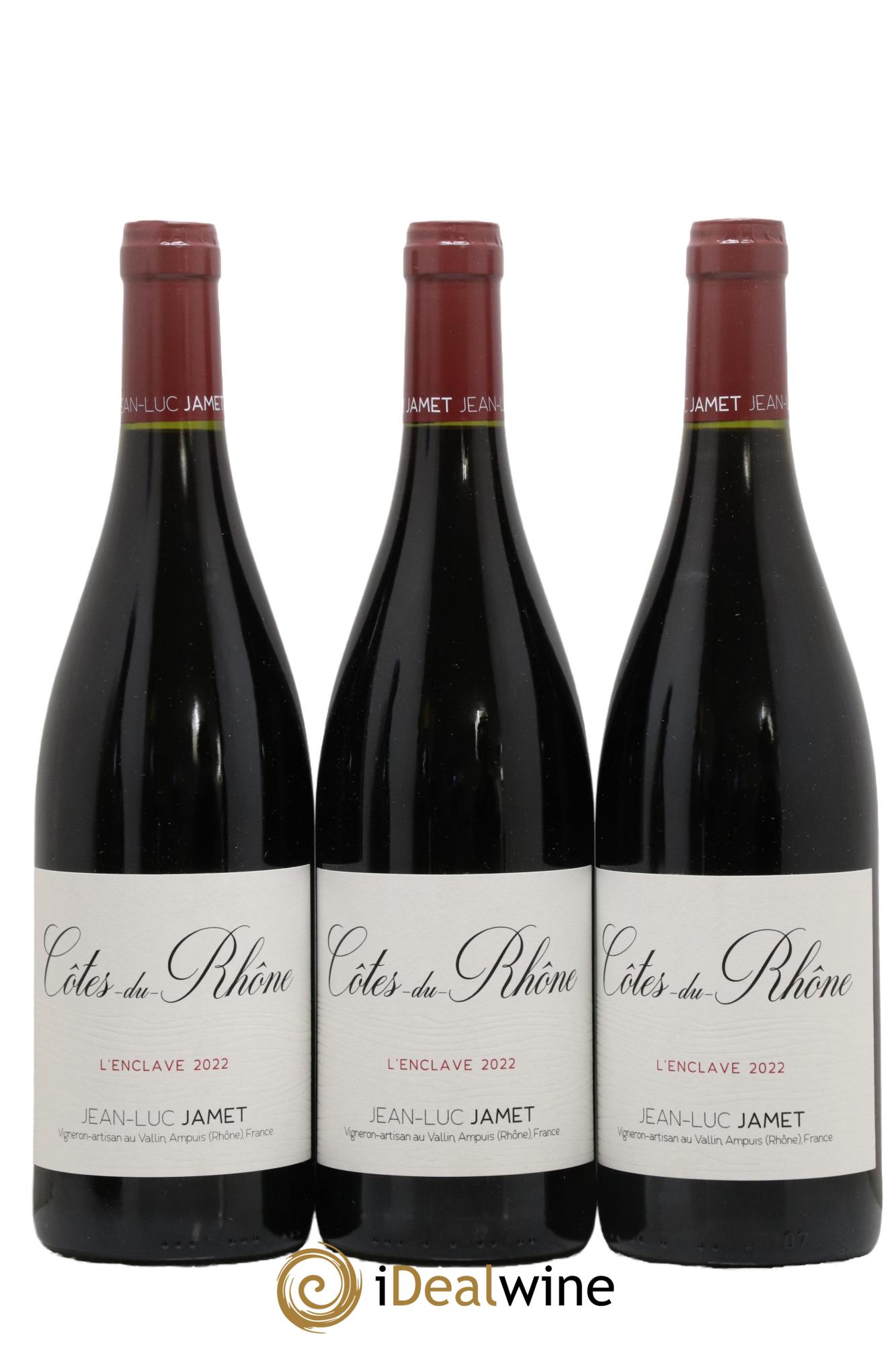 Côtes-du-Rhône L'Enclave Jean-Luc Jamet 2022 - Lot of 3 bottles - 0