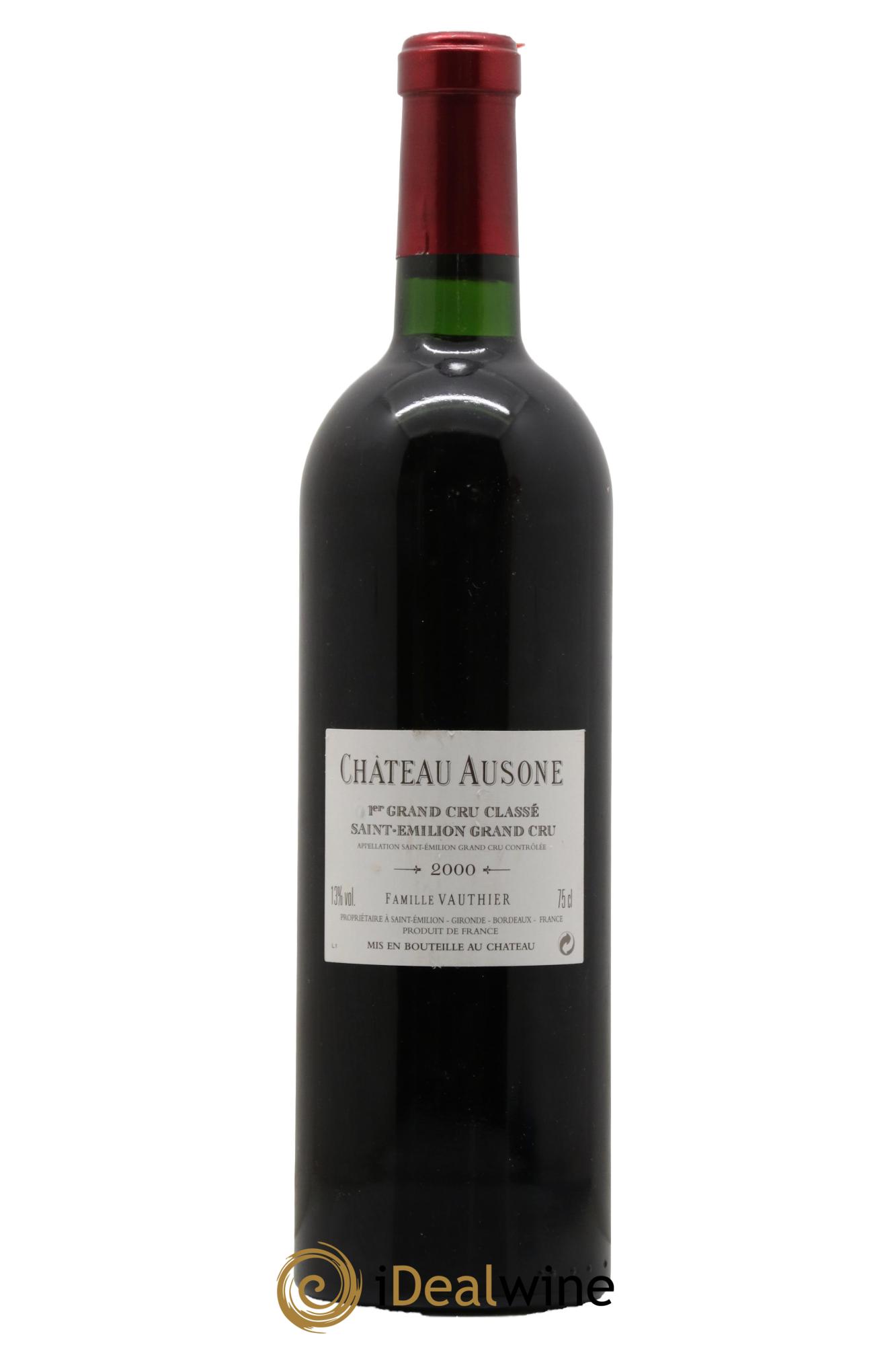 Château Ausone 1er Grand Cru Classé A 2000 - Lot de 1 bouteille - 1