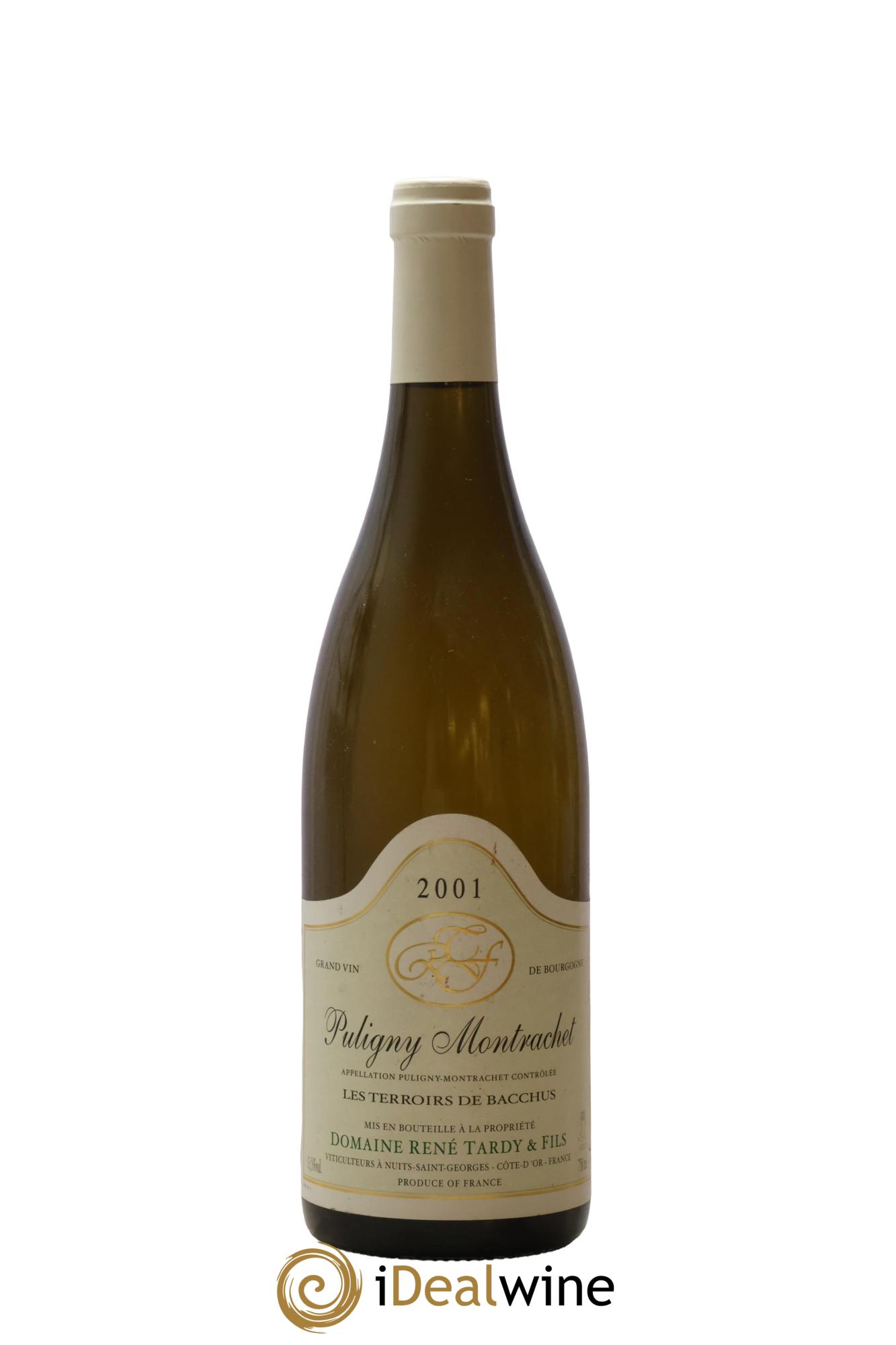 Puligny-Montrachet Les Terroirs de Bacchus René Tardy 2001 - Lot de 1 bouteille - 0