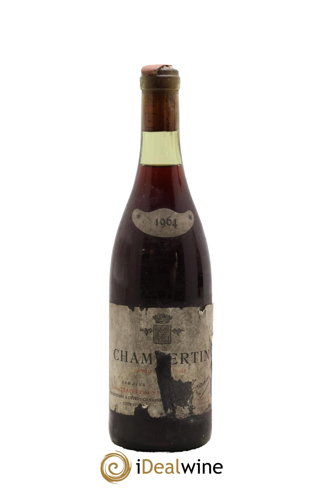 Chambertin Grand Cru Domaine Trapet 1964 - Posten von 1 Flasche - 0