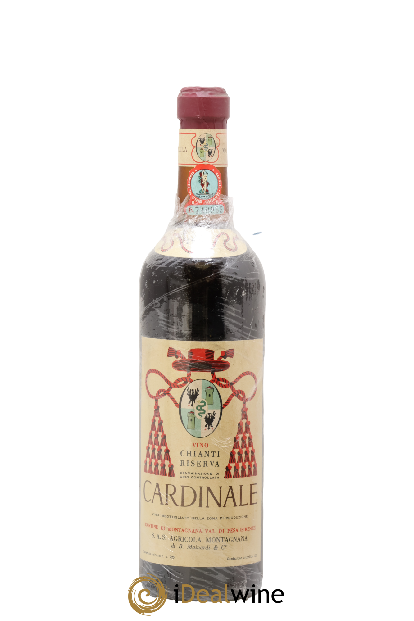 Chianti Classico DOCG Riserva Cardinale Vel Di Pesa Cantine Di Montagnana 1964 - Lot de 1 bouteille - 0