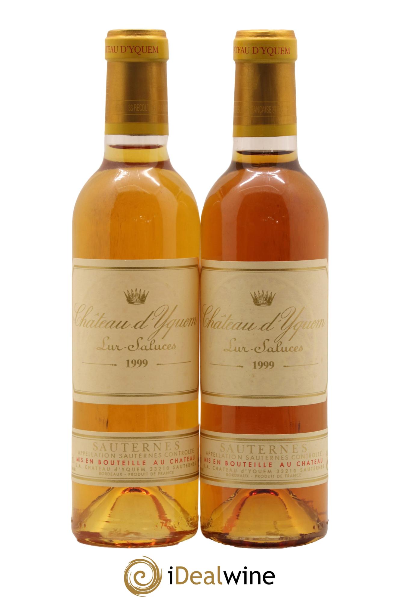 Château d' Yquem 1er Cru Classé Supérieur 1999 - Posten von 2 Demi-Flaschen - 0