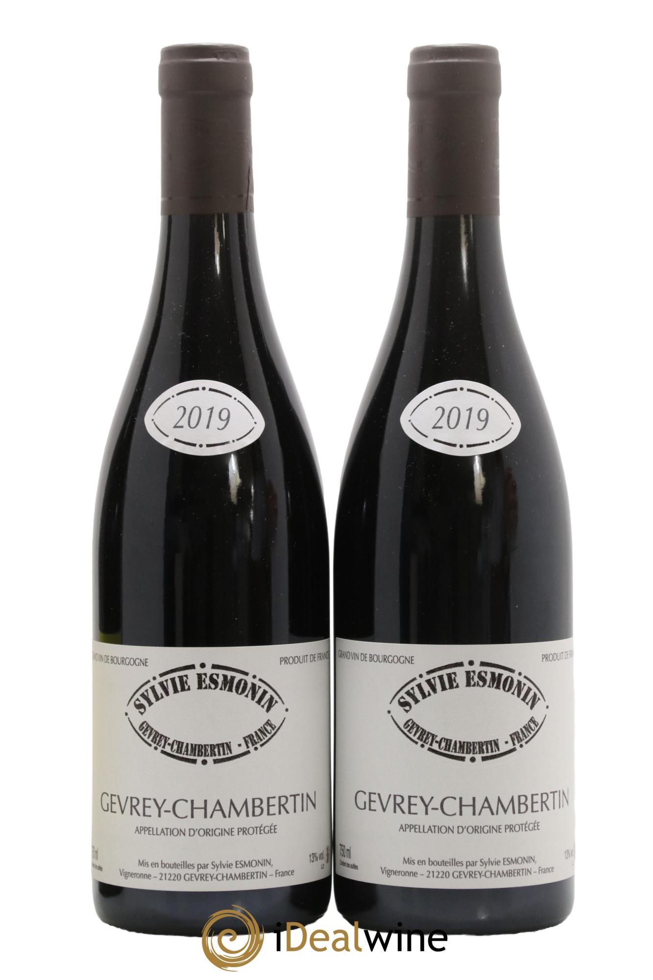 Gevrey-Chambertin Sylvie Esmonin 2019 - Lot de 2 bouteilles - 0