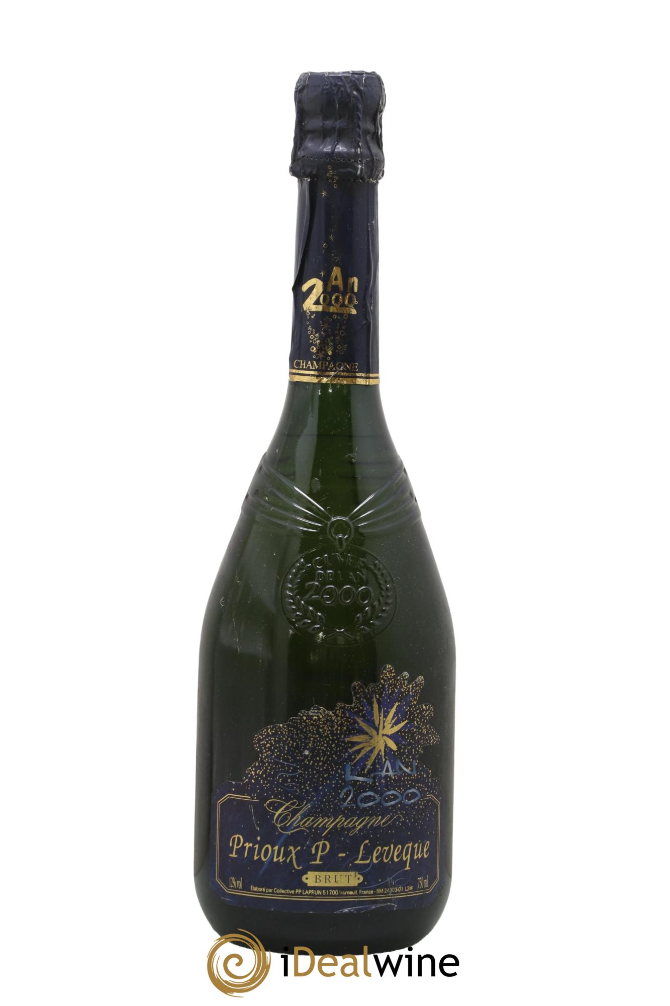 Champagne Cuvée De L'An 2000 Prioux P-Levêque - Lot de 1 bouteille - 0