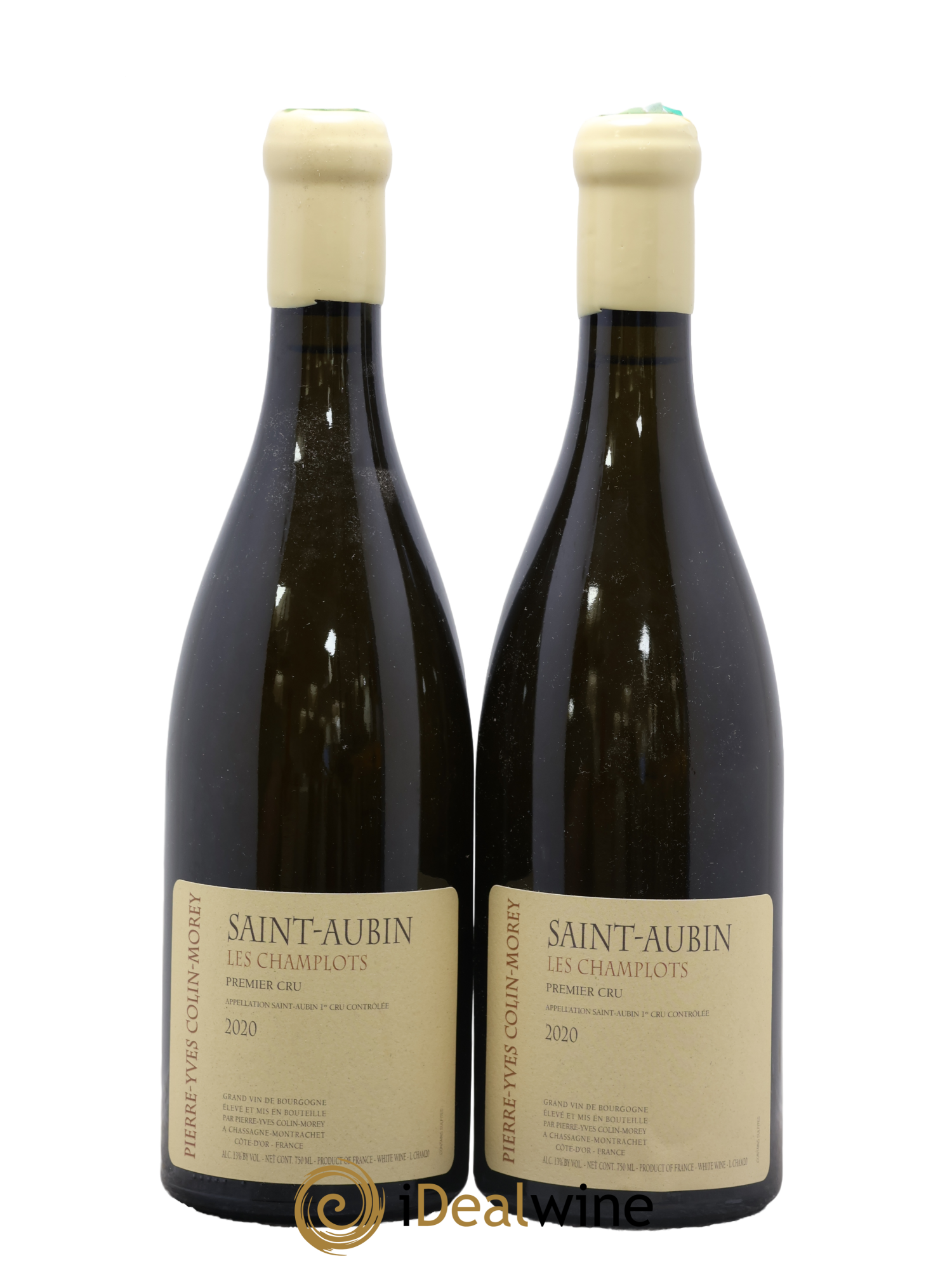 Saint-Aubin 1er Cru Les Champlots Pierre-Yves Colin Morey 2020 - Lotto di 2 bottiglie - 0