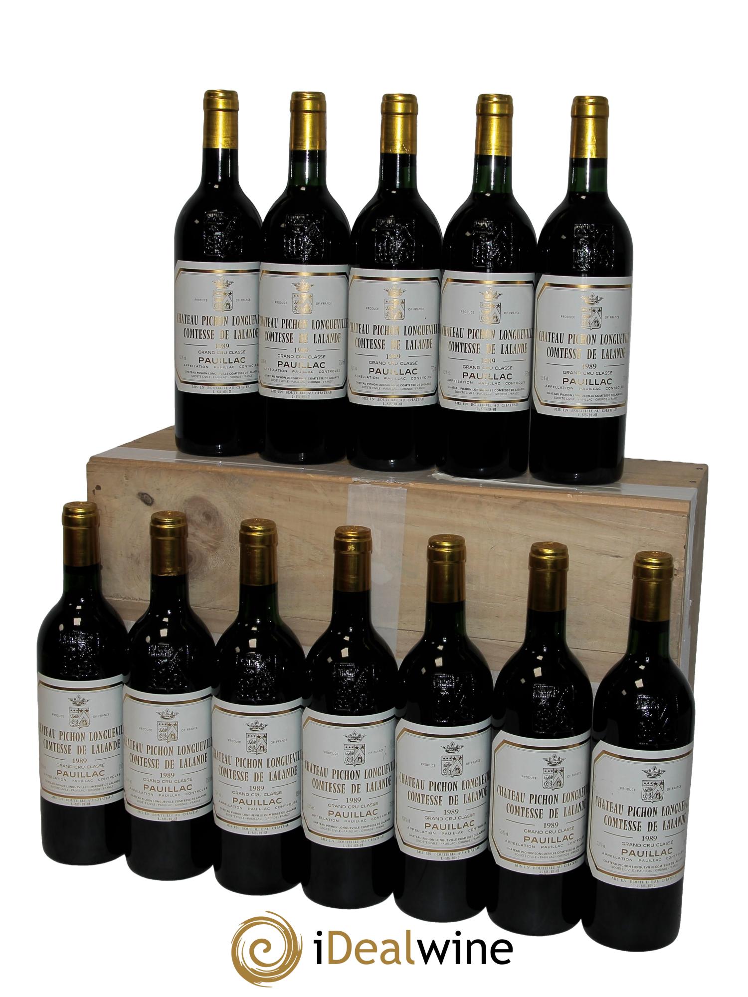 Château Pichon Longueville Comtesse de Lalande 2ème Grand Cru Classé 1989 - Lotto di 12 bottiglie - 0