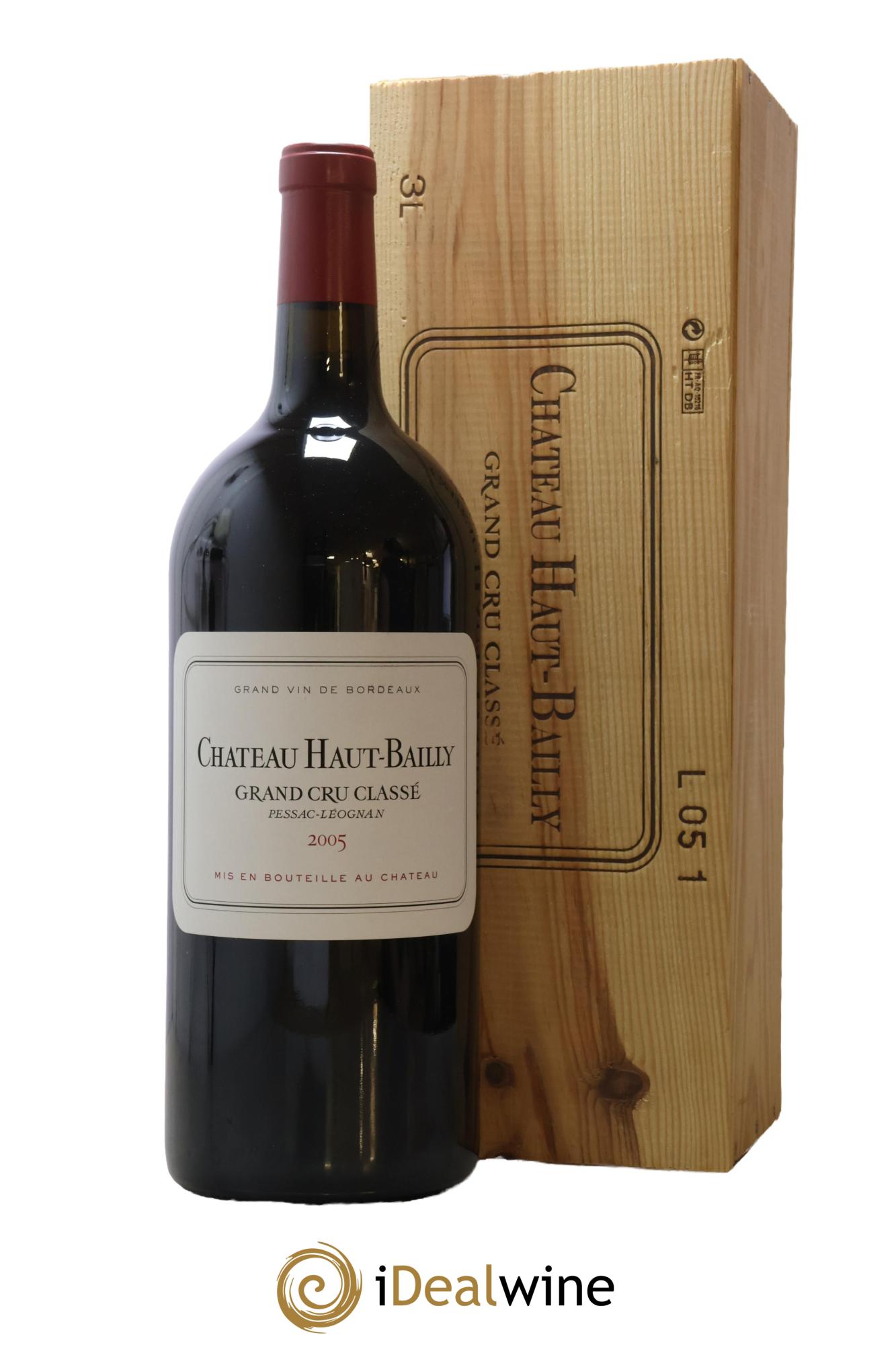Château Haut-Bailly Cru Classé de Graves  2005 - Posten von 1 Doppel-Magnum - 1