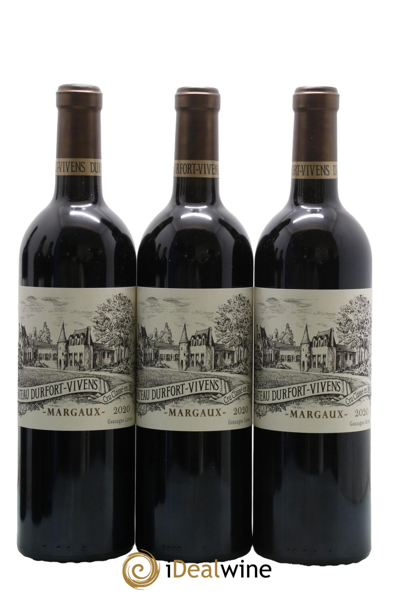 Château Durfort Vivens 2ème Grand Cru Classé 2020 - Lot de 6 bouteilles - 1