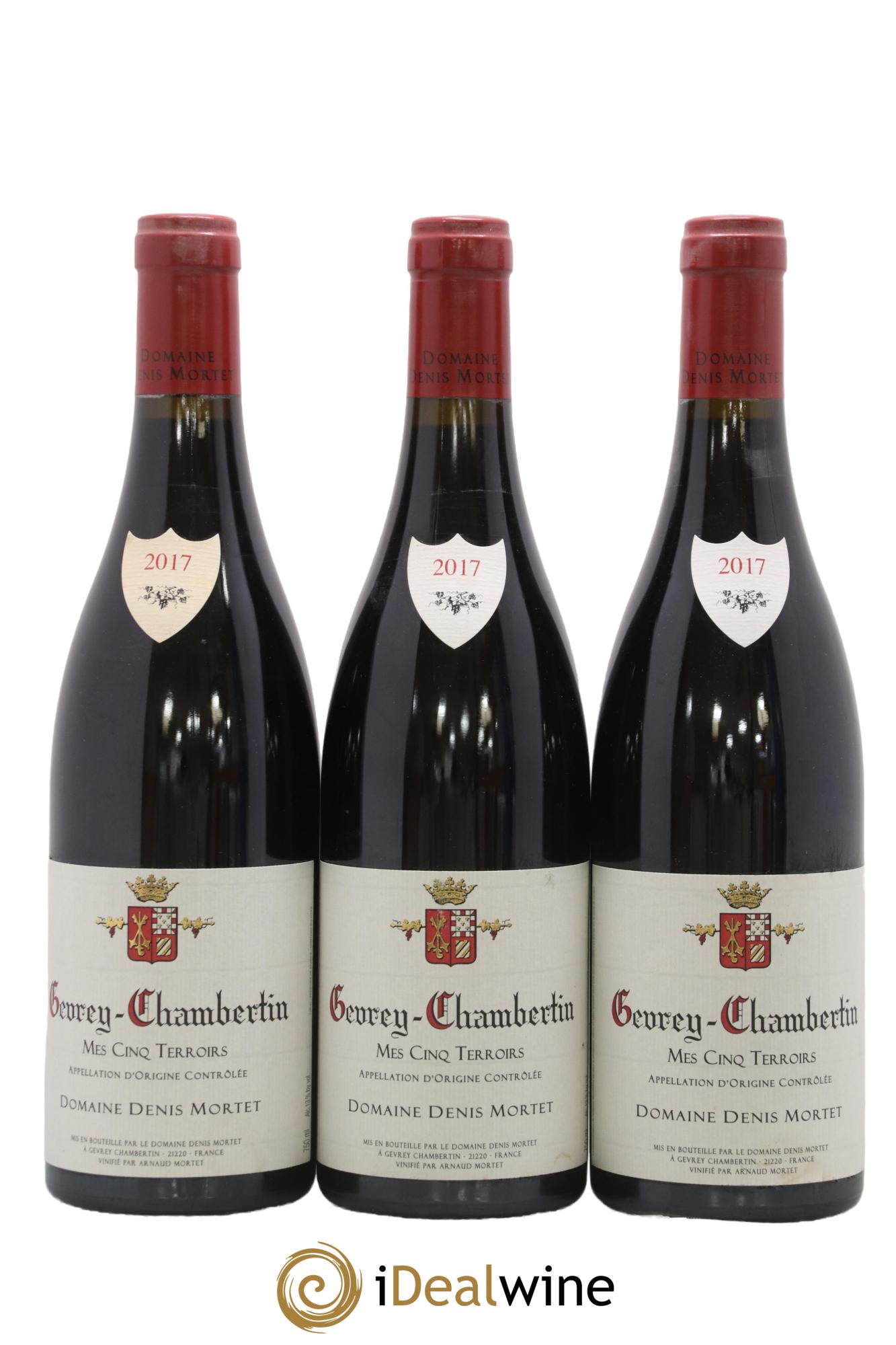 Gevrey-Chambertin Mes Cinq Terroirs Denis Mortet (Domaine) 2017 - Lot de 3 bouteilles - 0