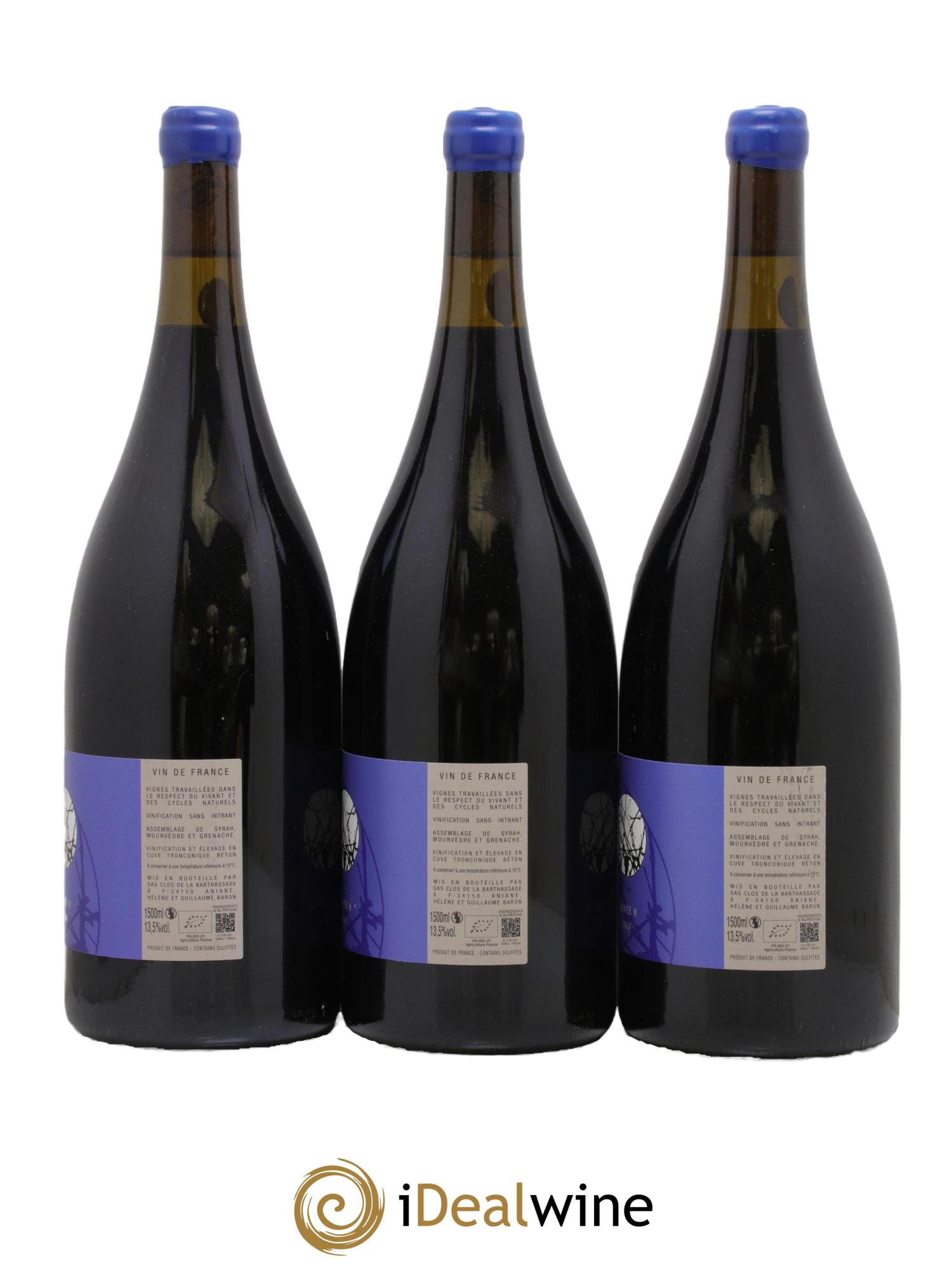 Languedoc  Cuvée H  Le Clos de la Barthassade 2024 - Lot de 3 magnums - 1