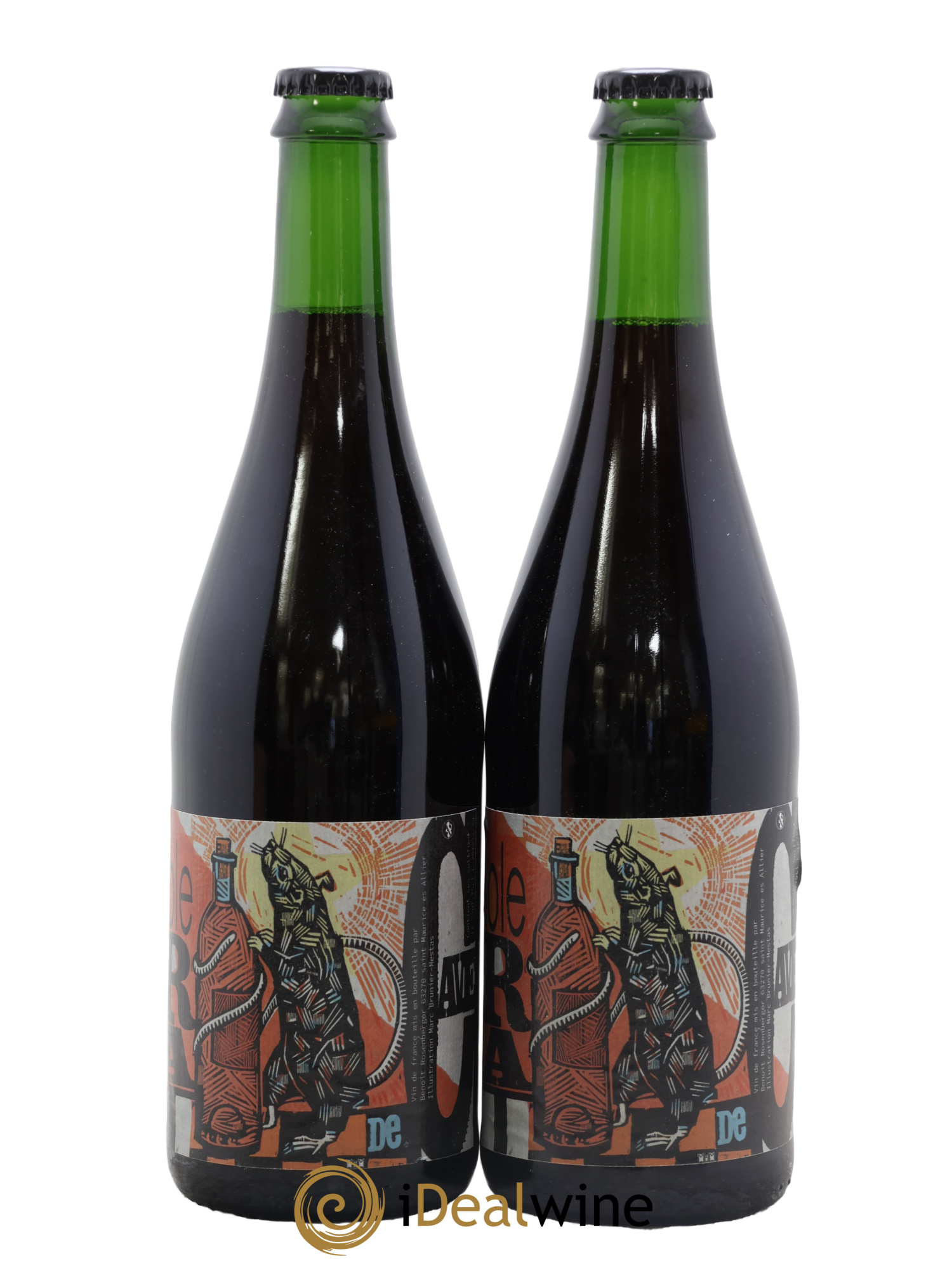 Vin de France Sole Rat Benoit Rosenberg - Lot of 2 bottles - 0